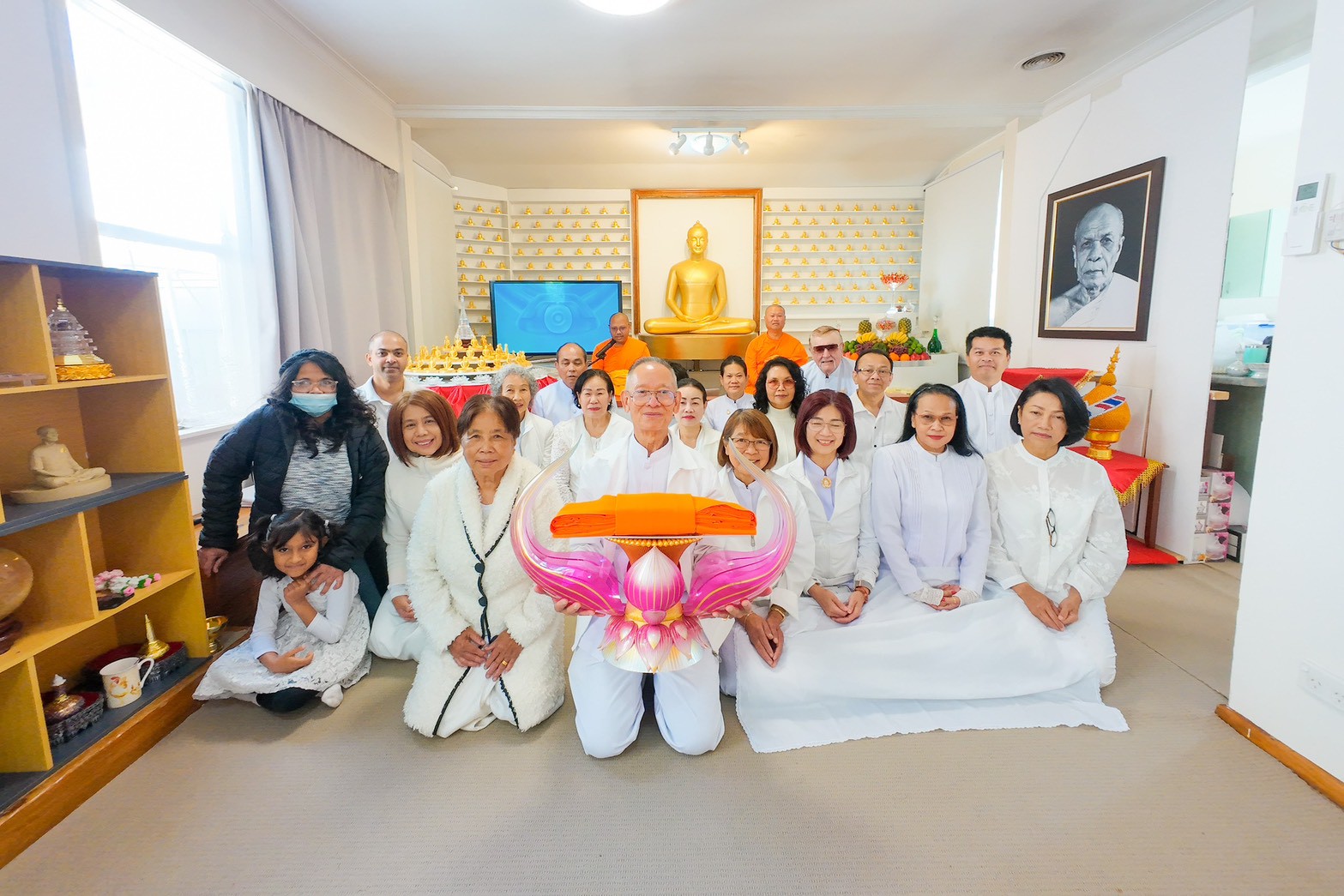 วัดพระธรรมกายเวลลิงตัน จัดงานบุญบูชาข้าวพระ