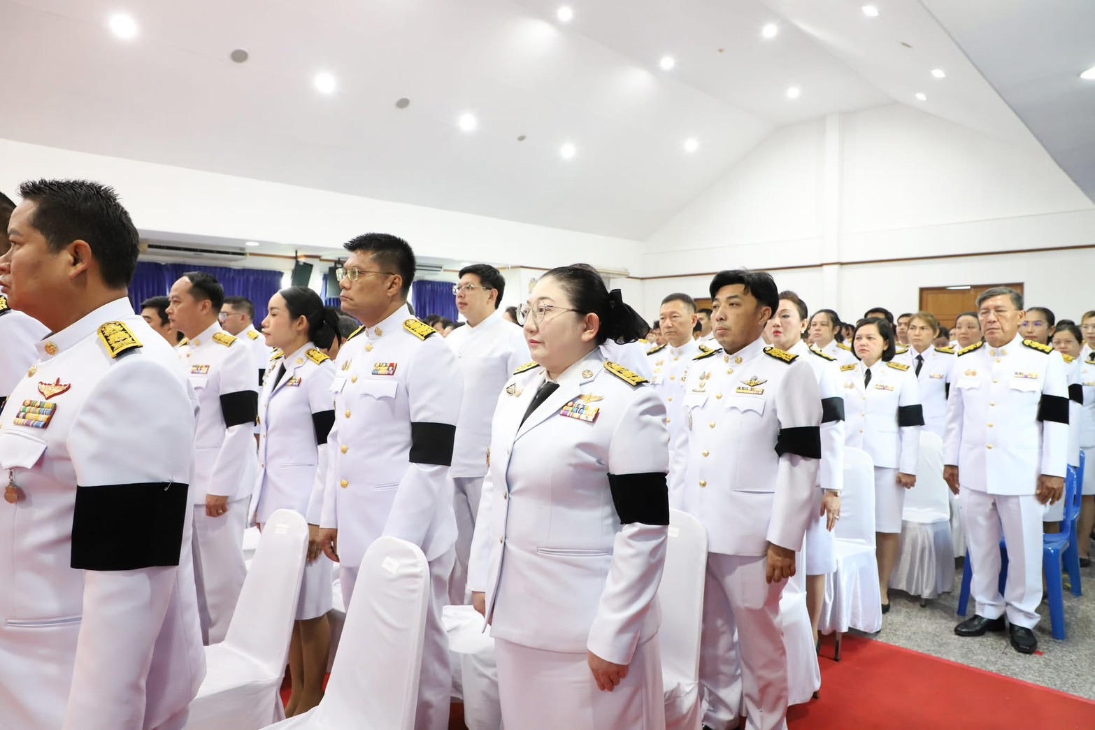 คณะศิษย์วัดพระธรรมกาย ร่วมพิธีวันจักรี จังหวัดปทุมธานี 