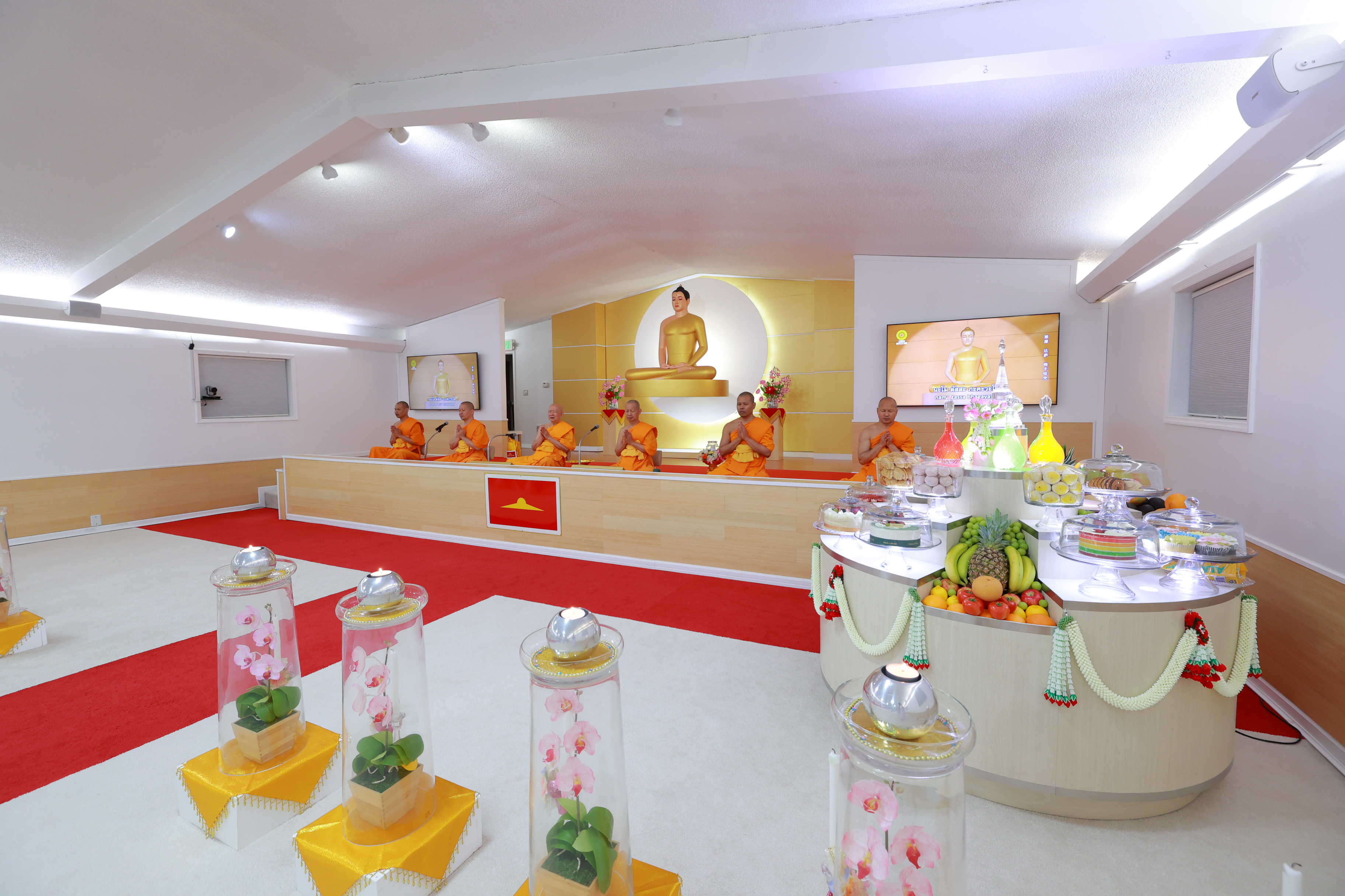 วัดพระธรรมกายจอร์เจีย จัดงานบุญบูชาข้าวพระ