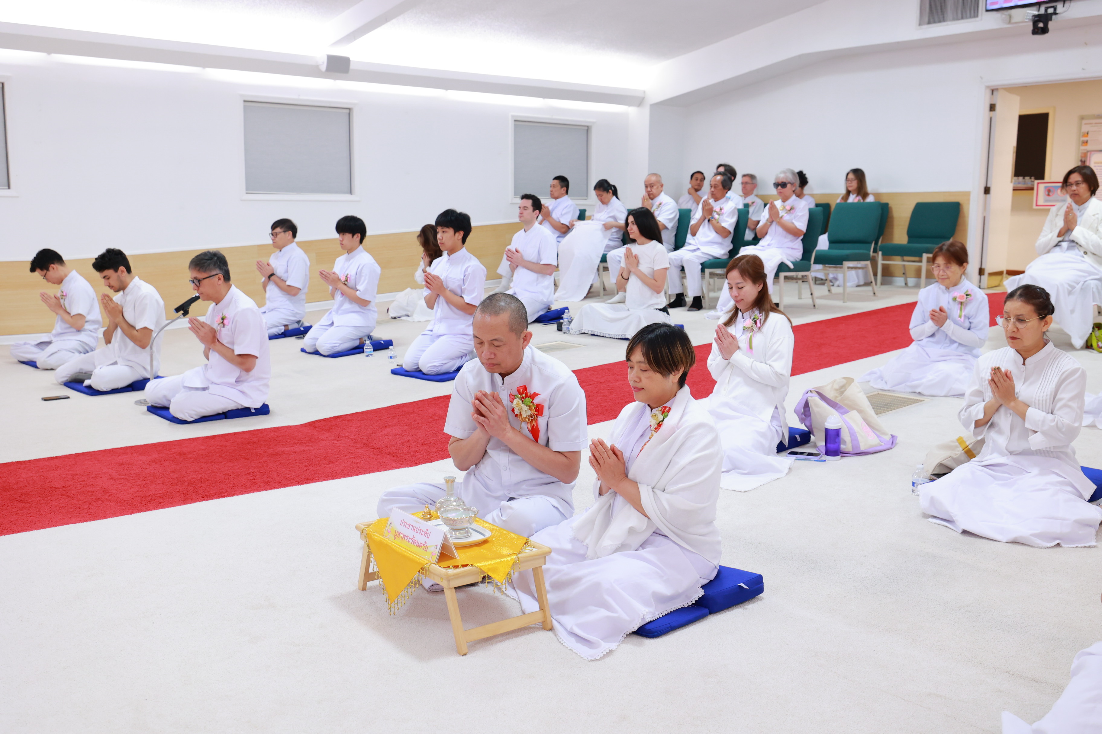 วัดพระธรรมกายจอร์เจีย จัดงานบุญบูชาข้าวพระ