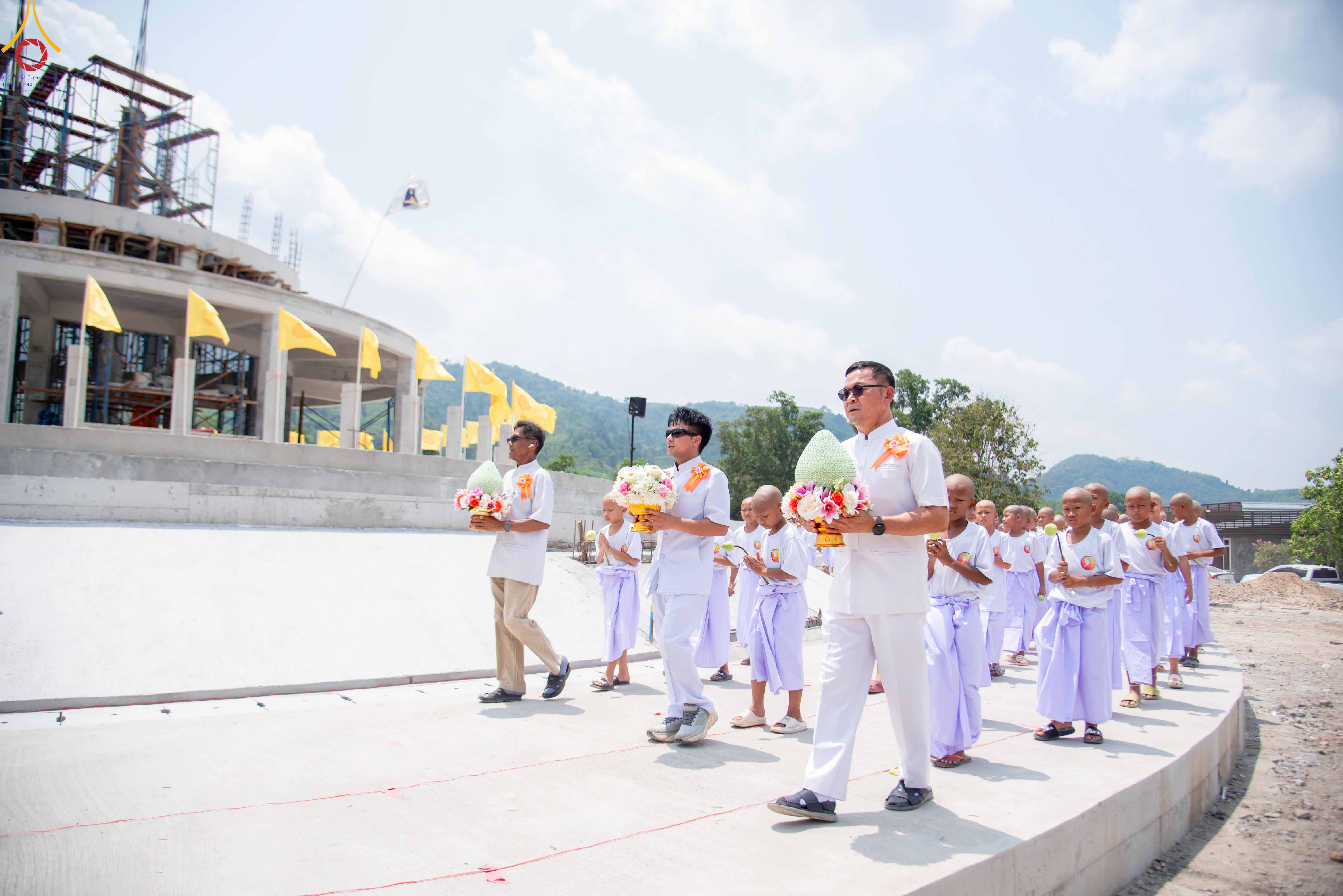 ศูนย์ปฏิบัติธรรมระยอง (บ้านช่องลม) จัดพิธีบรรพชาสามเณร โครงการบรรพชาสามเณรฟื้นฟูพระพุทธศาสนาทั่วไทย