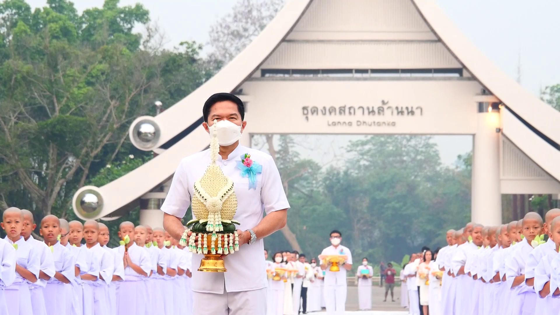 ธุดงคสถานล้านนา จัดพิธีบรรพชาโครงการบรรพชาสามเณรฟื้นฟูพระพุทธศาสนาทั่วไทย