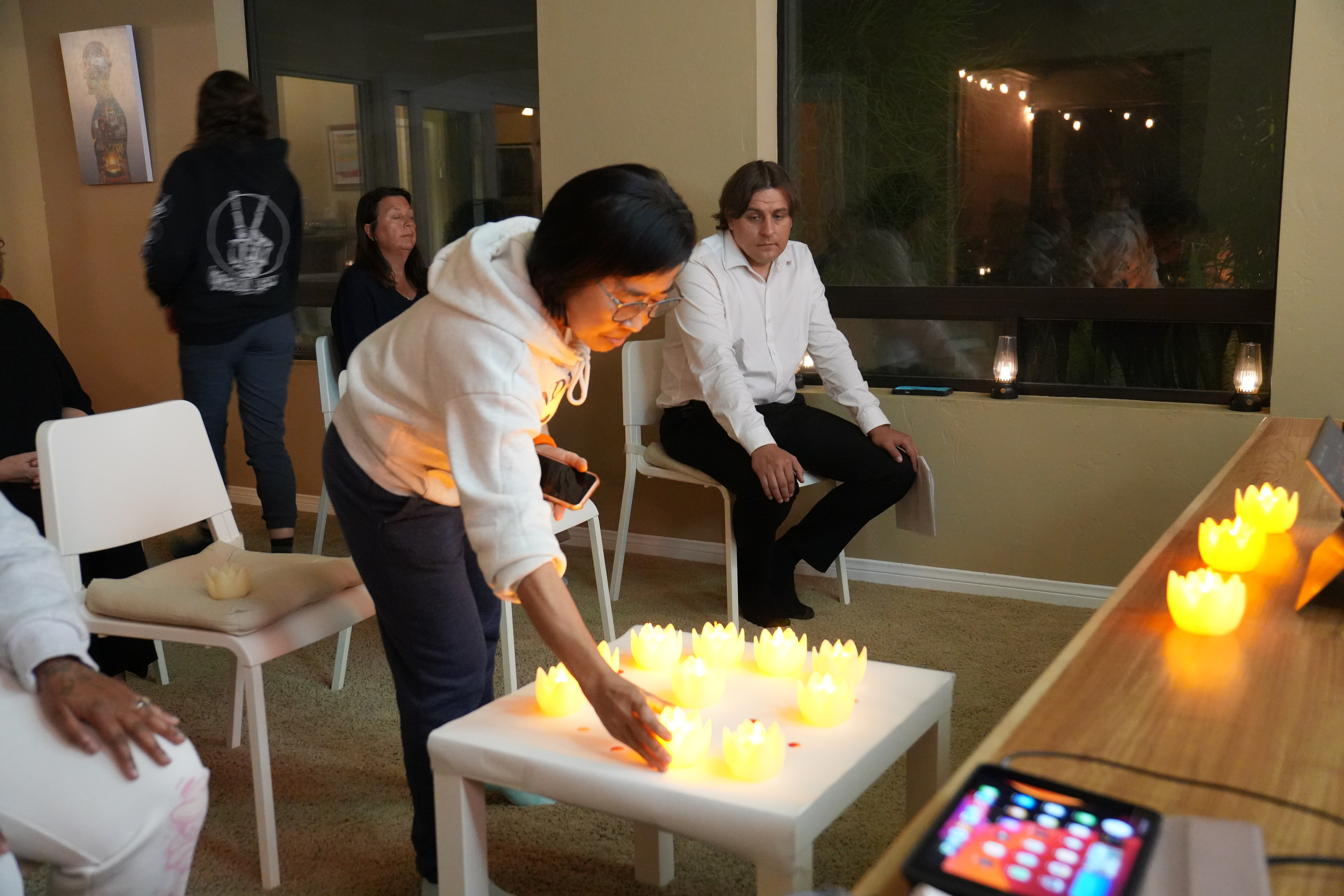 วัดภาวนาซานดิเอโก จัดกิจกรรม Moonlight meditation