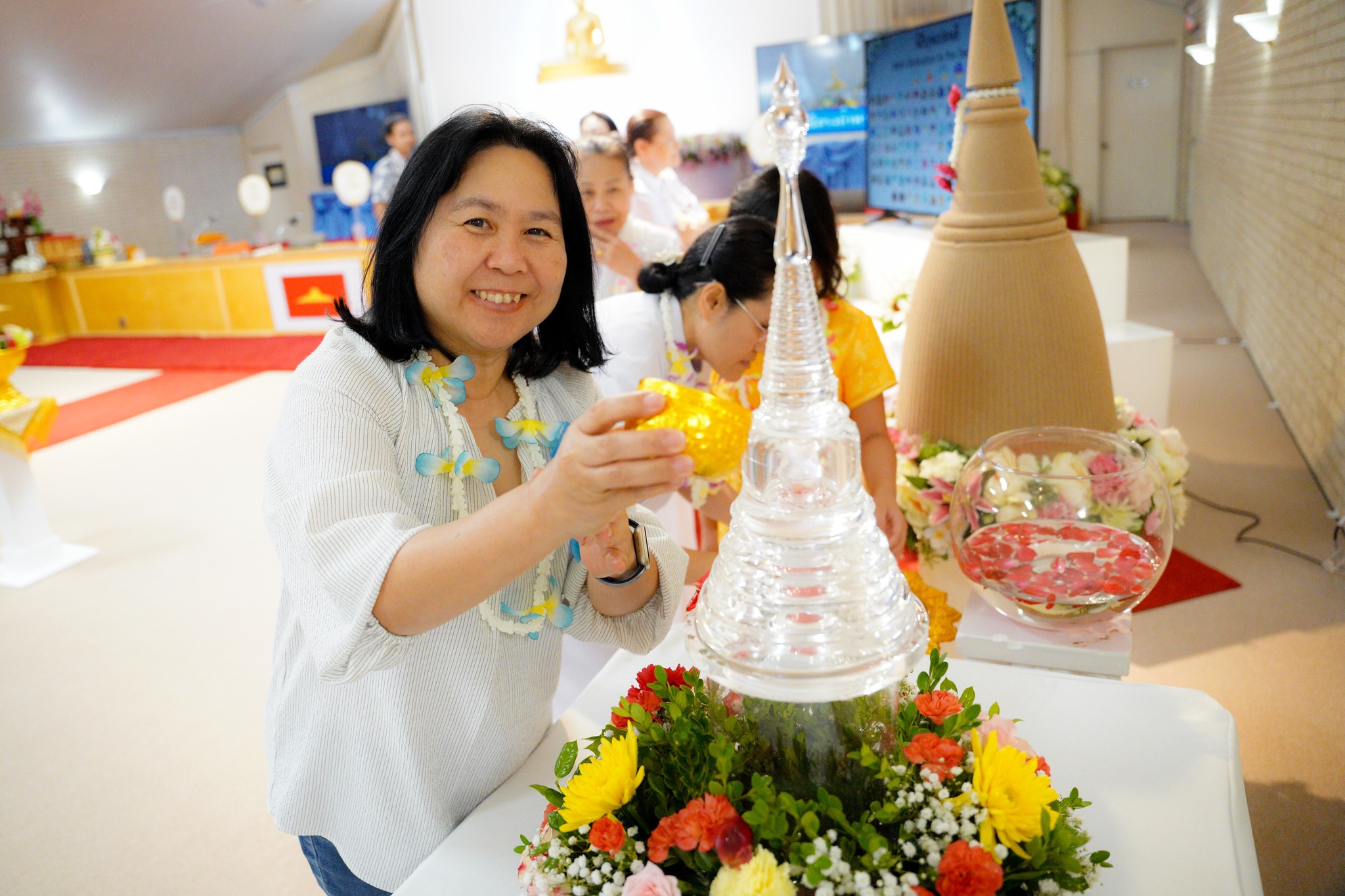 วัดพระธรรมกายเท็กซัส จัดงานบุญวันสงกรานต์