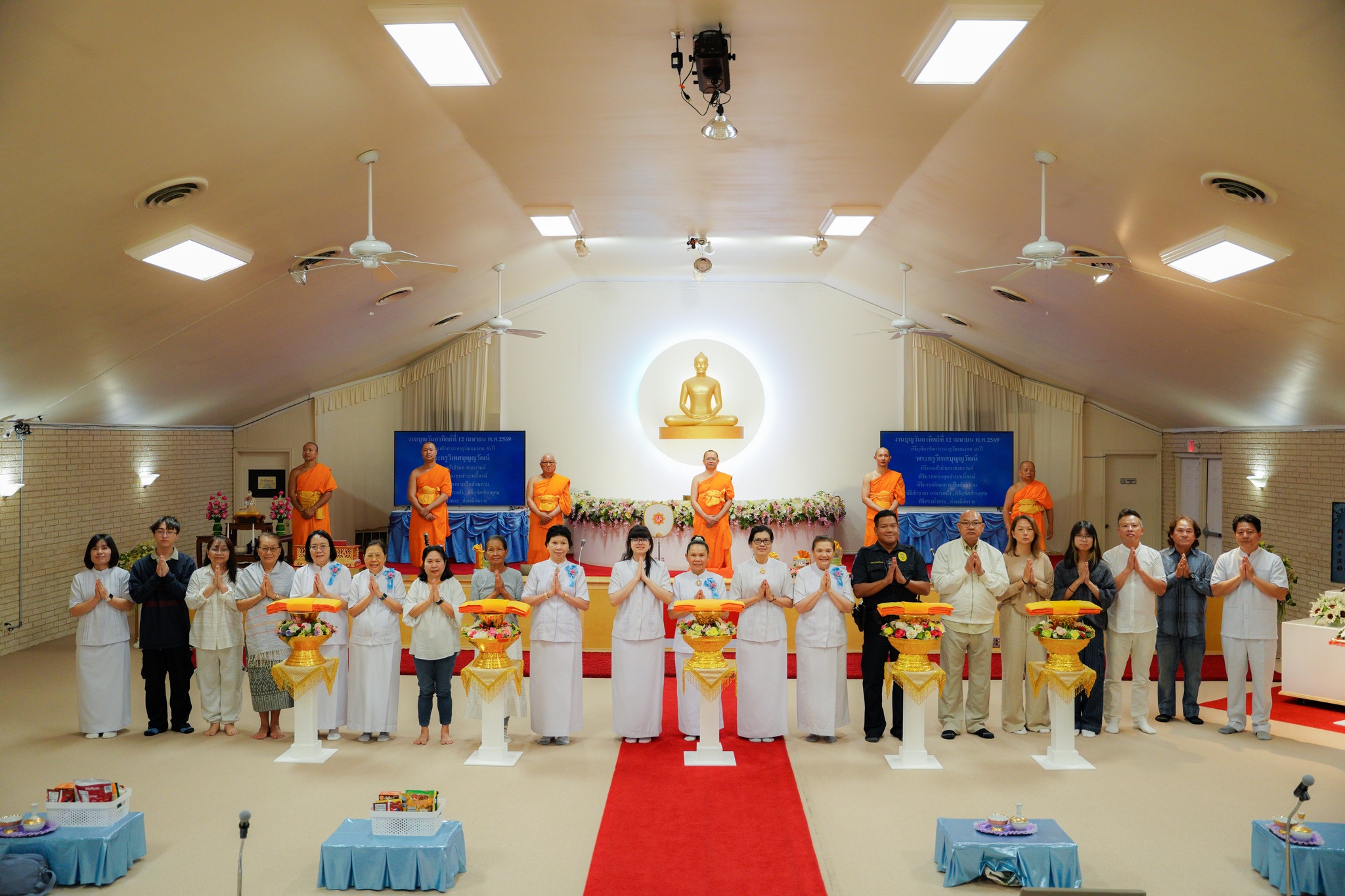 วัดพระธรรมกายเท็กซัส จัดงานบุญวันสงกรานต์