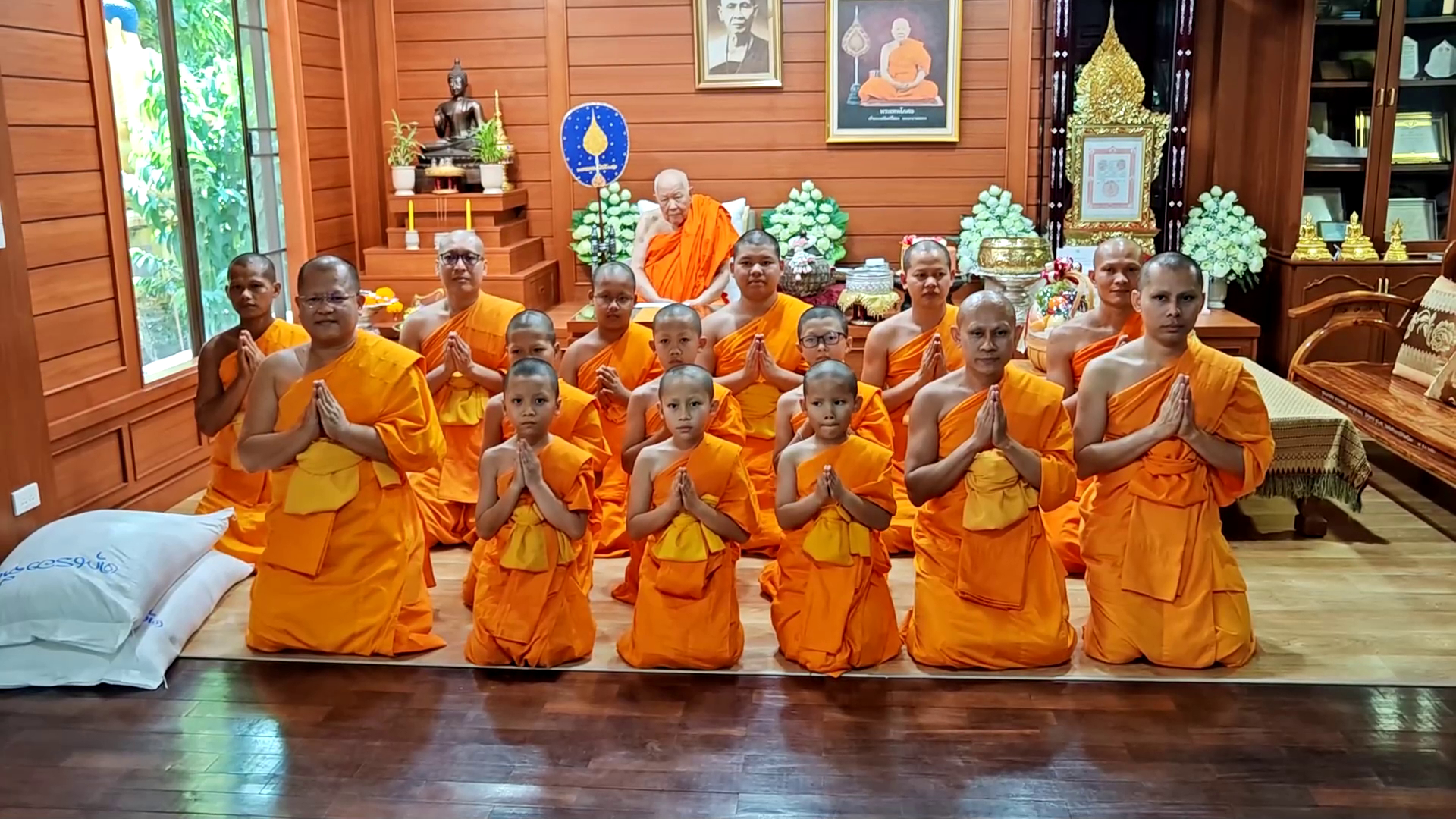 คณะสงฆ์ธุดงคสถานล้านนา ร่วมพิธีมุทิตาอายุวัฒนมงคล 91 ปีพระธรรมวชิรโกศล