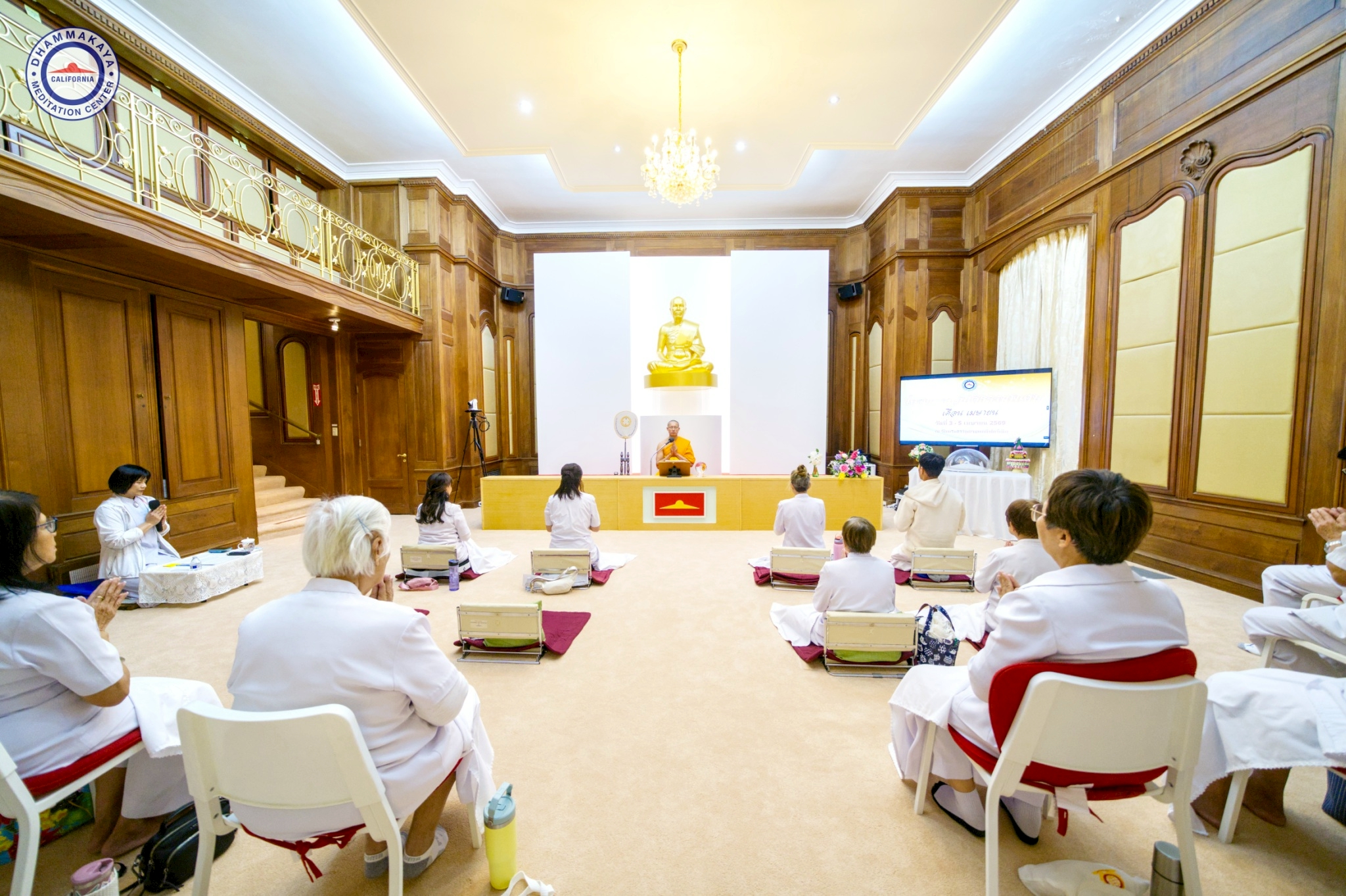 วัดพระธรรมกายแคลิฟอร์เนีย จัดปฏิบัติธรรมพิเศษ 3 วัน