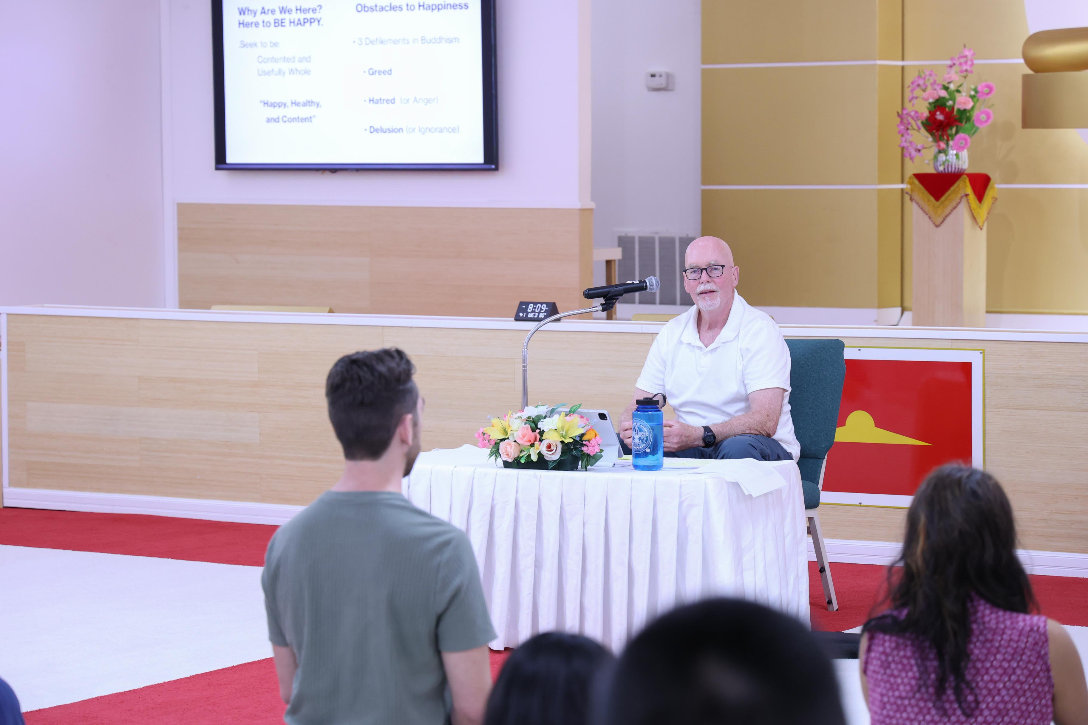 วัดพระธรรมกายจอร์เจีย จัดกิจกรรมนั่งสมาธิสำหรับชาวท้องถิ่น