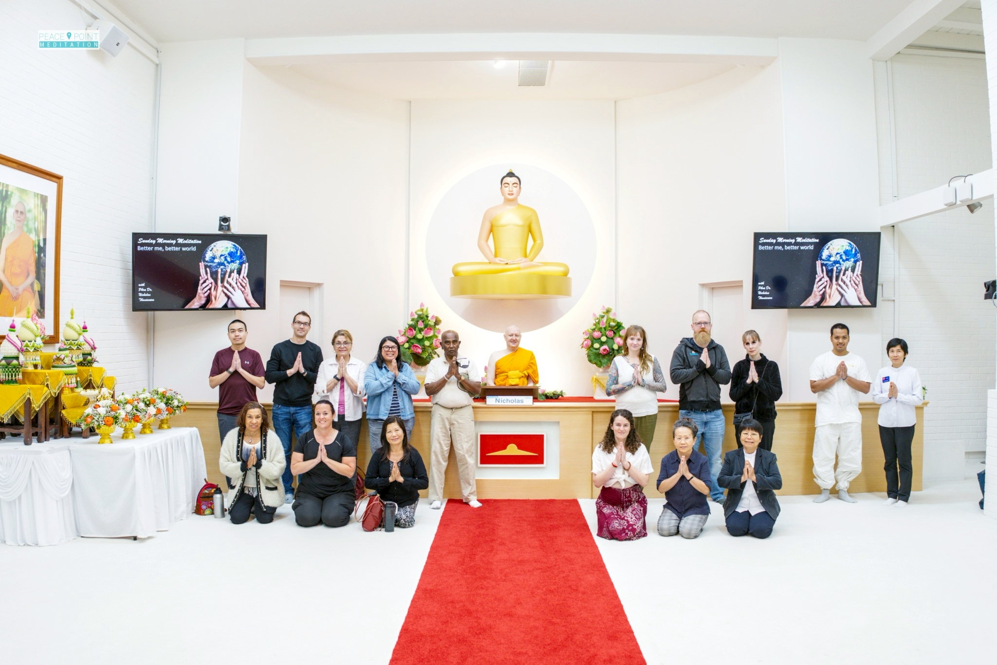 วัดพระธรรมกายแคลิฟอร์เนีย จัดกิจกรรมฝึกสมาธิให้กับชาวท้องถิ่น