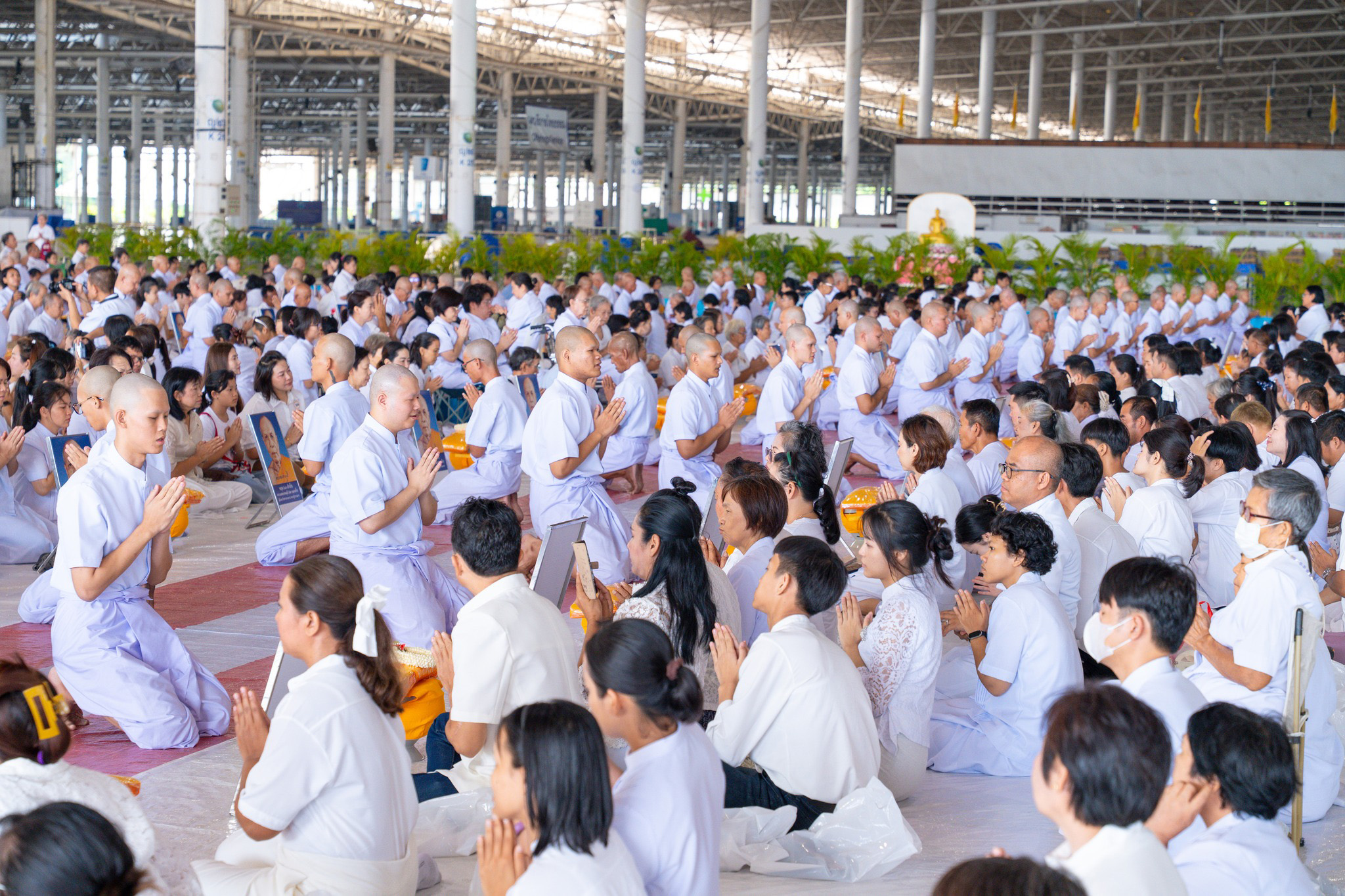 พิธีบรรพชาโครงการอุปสมบทหมู่ระดับอุดมศึกษา รุ่นที่ 53