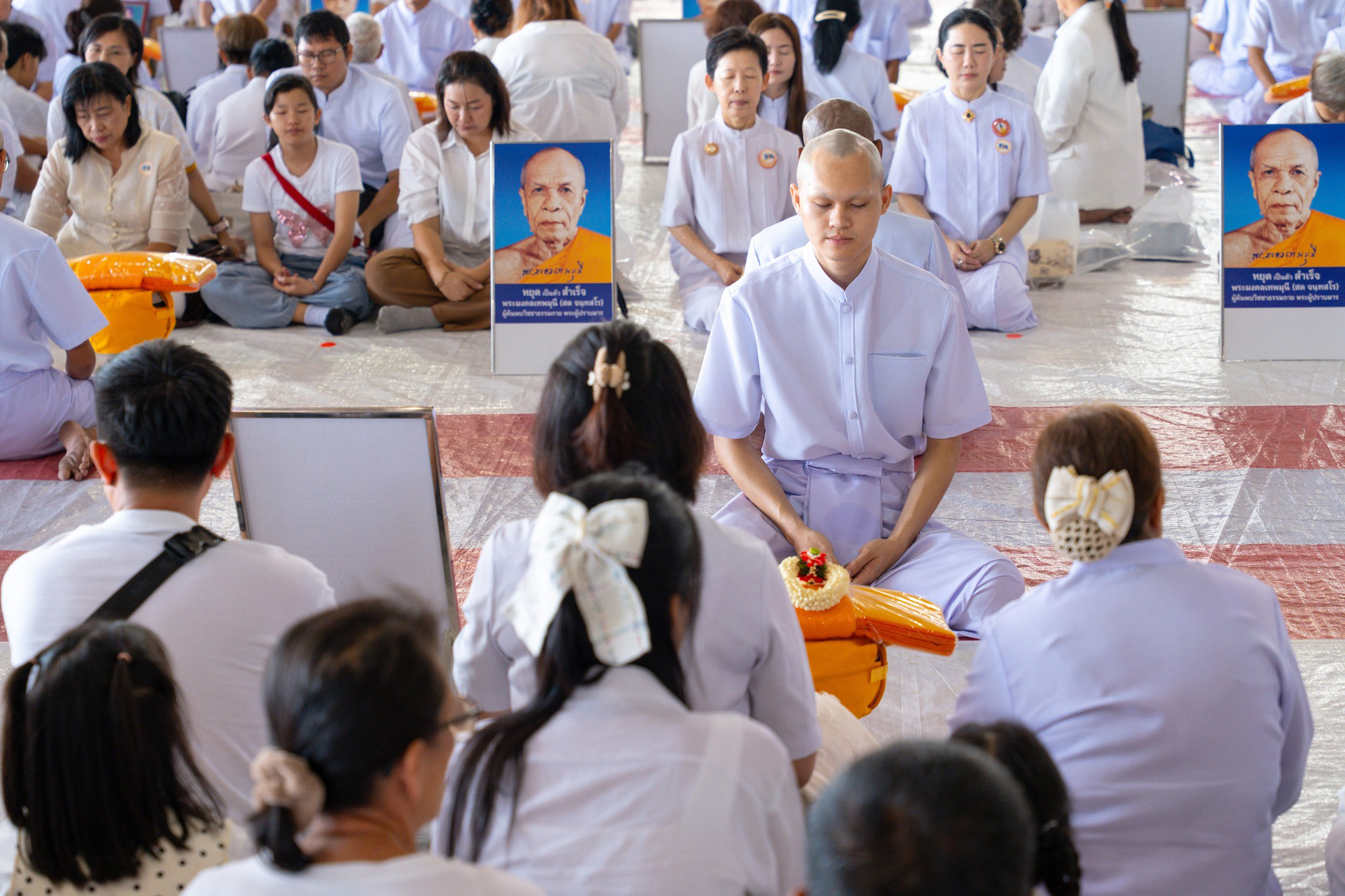 พิธีบรรพชาโครงการอุปสมบทหมู่ระดับอุดมศึกษา รุ่นที่ 53