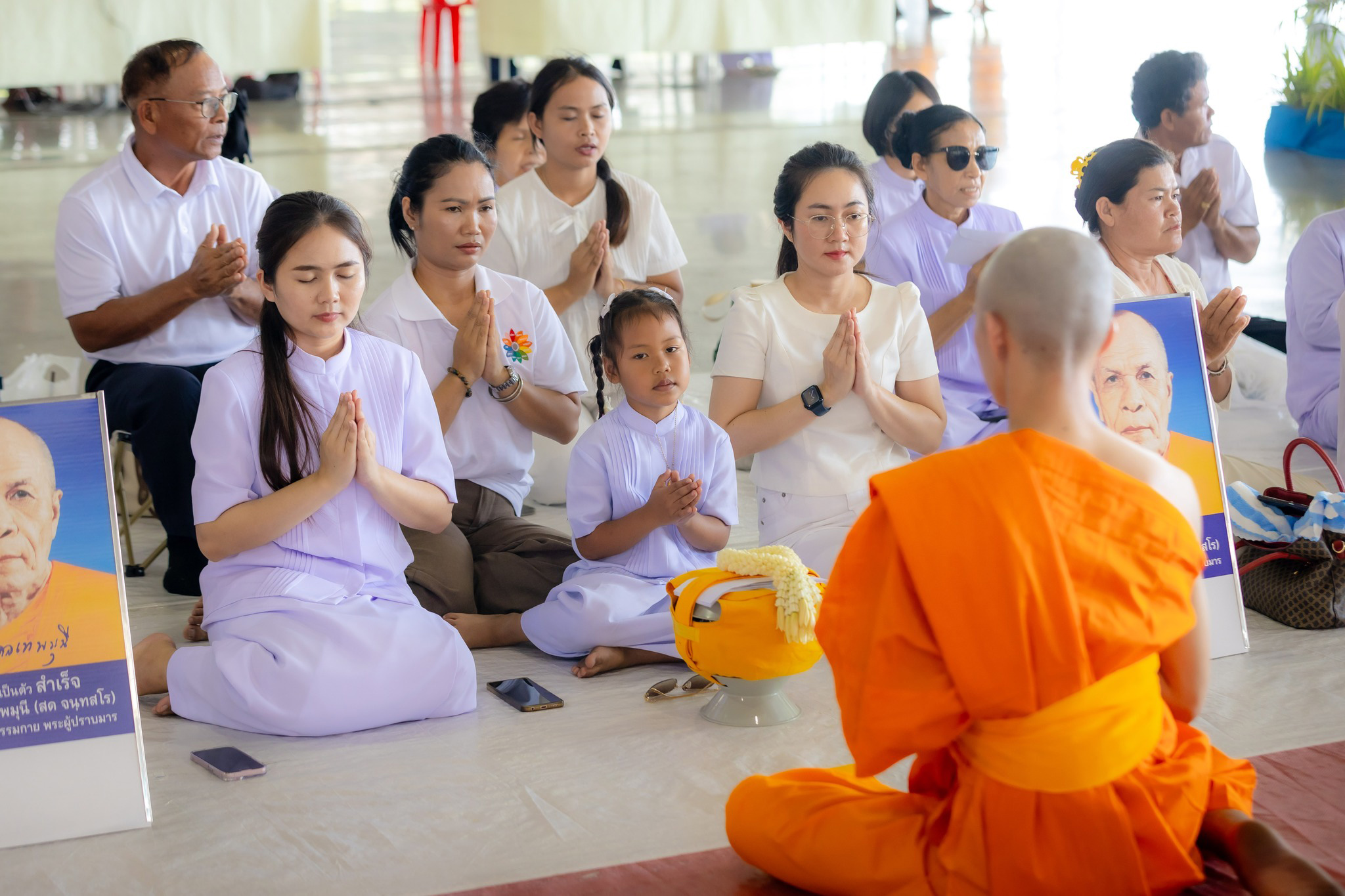 พิธีบรรพชาโครงการอุปสมบทหมู่ระดับอุดมศึกษา รุ่นที่ 53