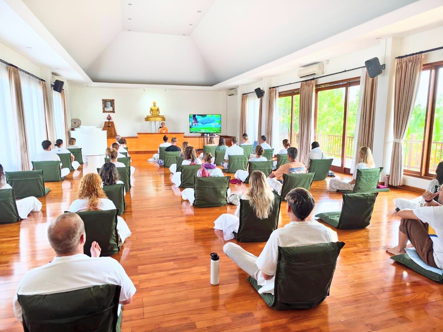 Bali Meditation Center inspires inner peace seekers to meditate.