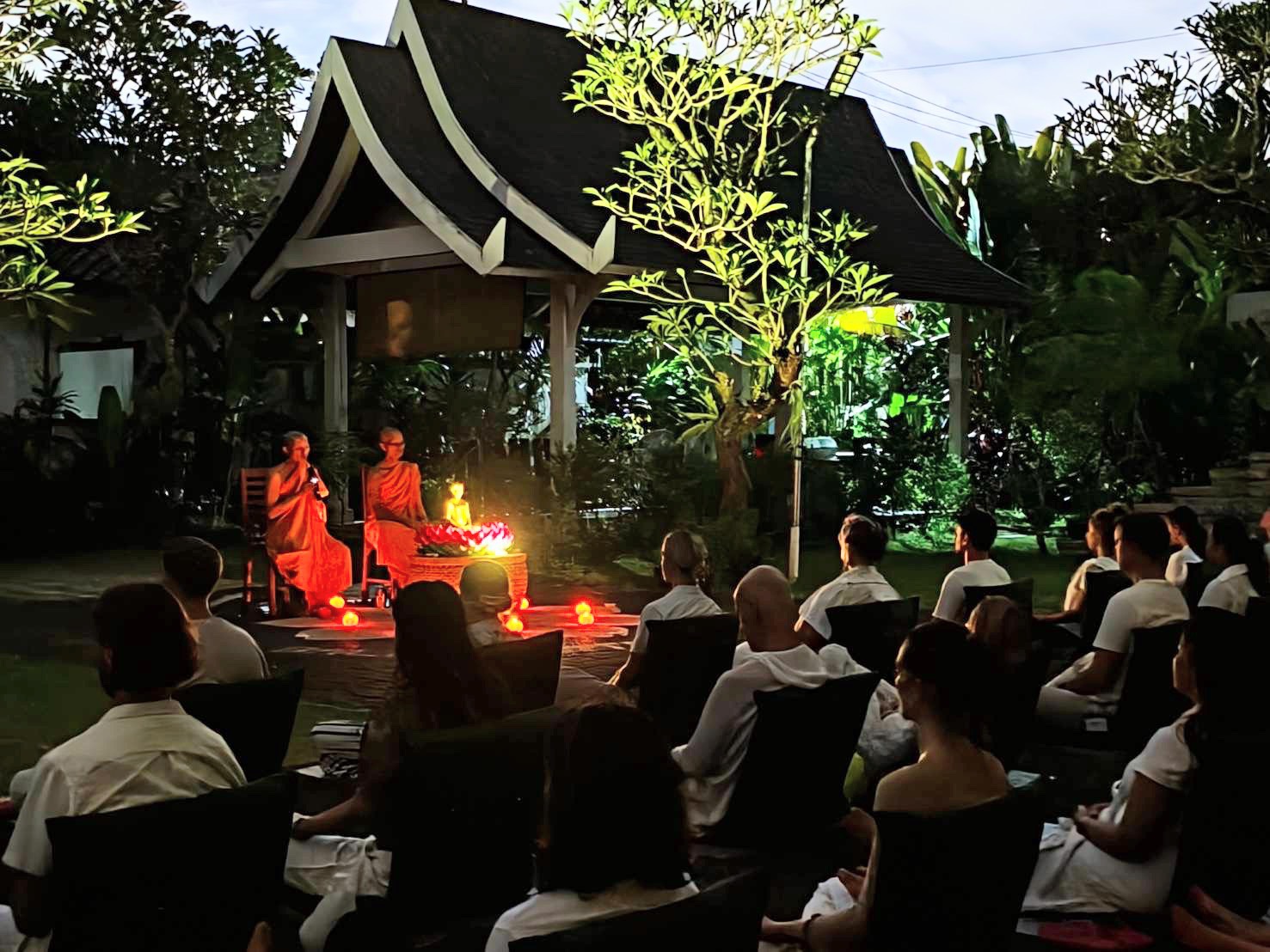 Bali Meditation Center inspires inner peace seekers to meditate.