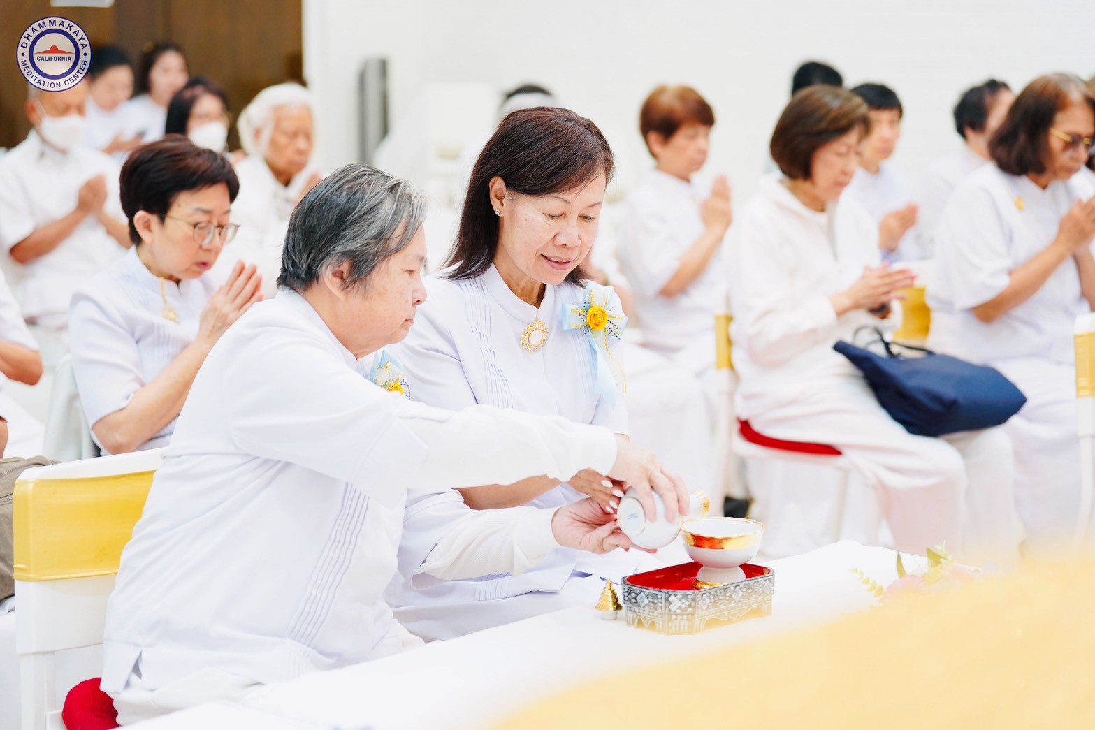 วัดพระธรรมกายแคลิฟอร์เนีย จัดพิธีทอดผ้าป่า เนื่องในวันคุ้มครองโลก