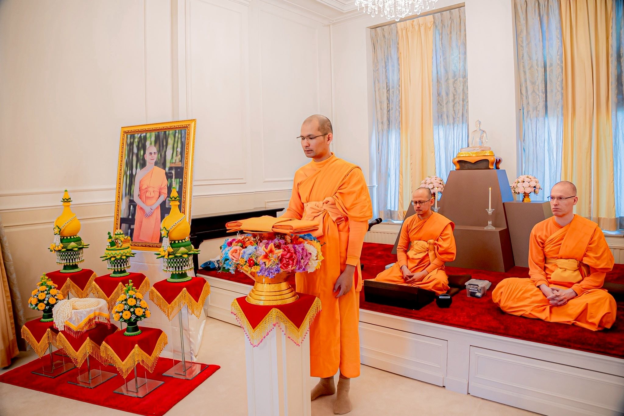 วัดพระธรรมกายเนเธอร์แลนด์ จัดพิธีมุทิตาอายุวัฒนมงคล 82 ปี หลวงพ่อธัมมชโย