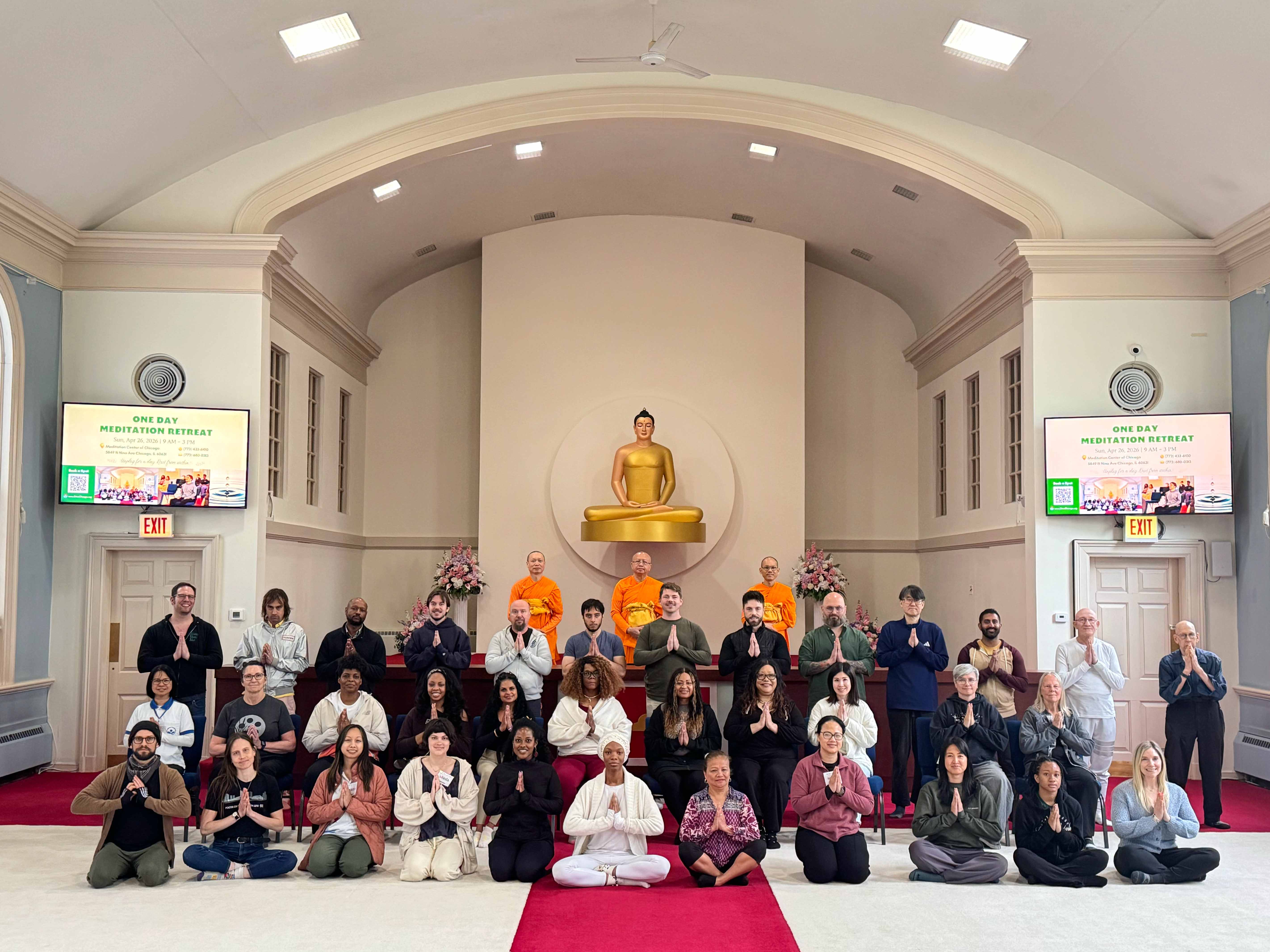 วัดพระธรรมกายชิคาโก จัดโครงการ One Day Retreat