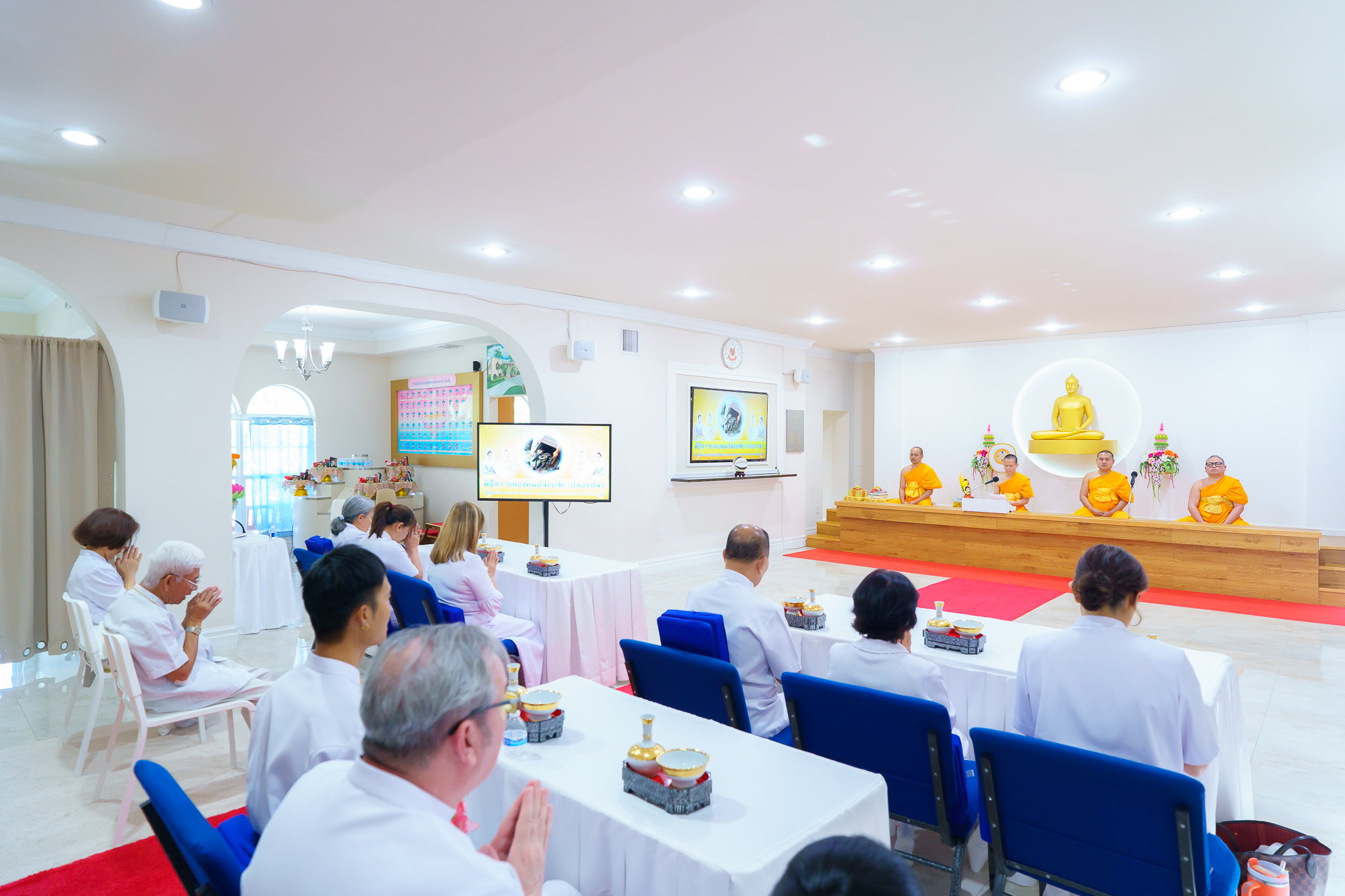 วัดพระธรรมกายปาล์มบีช จัดงานบุญวันอาทิตย์
