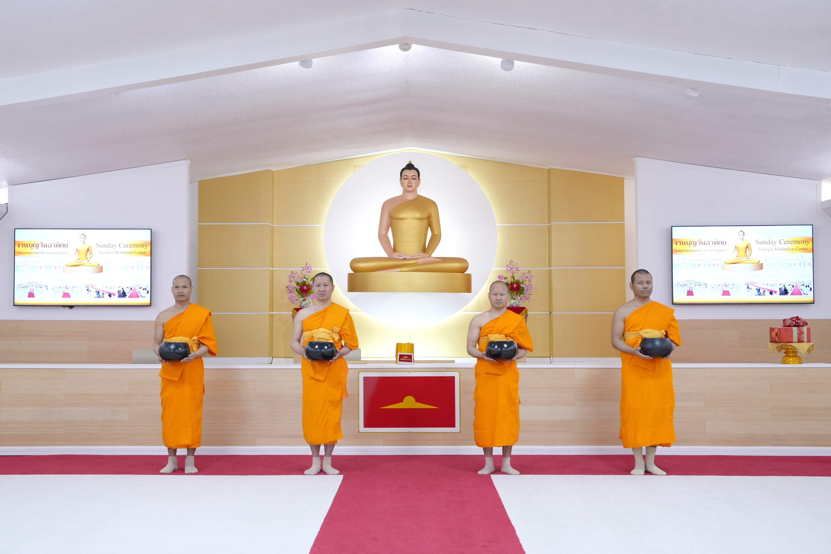 วัดพระธรรมกายจอร์เจีย จัดงานบุญวันอาทิตย์