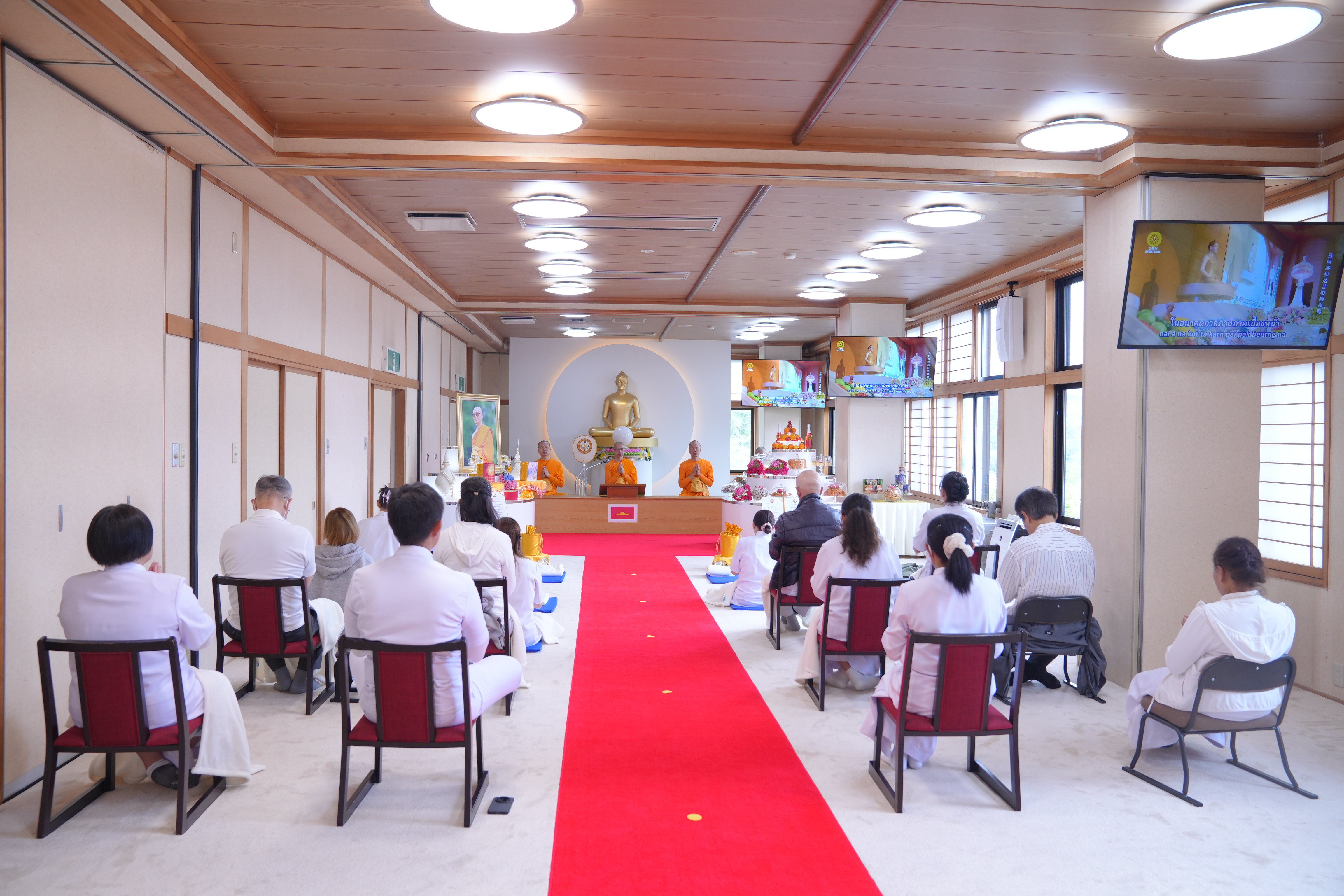 วัดพระธรรมกายนางาโน่ จัดงานบุญบูชาข้าวพระ