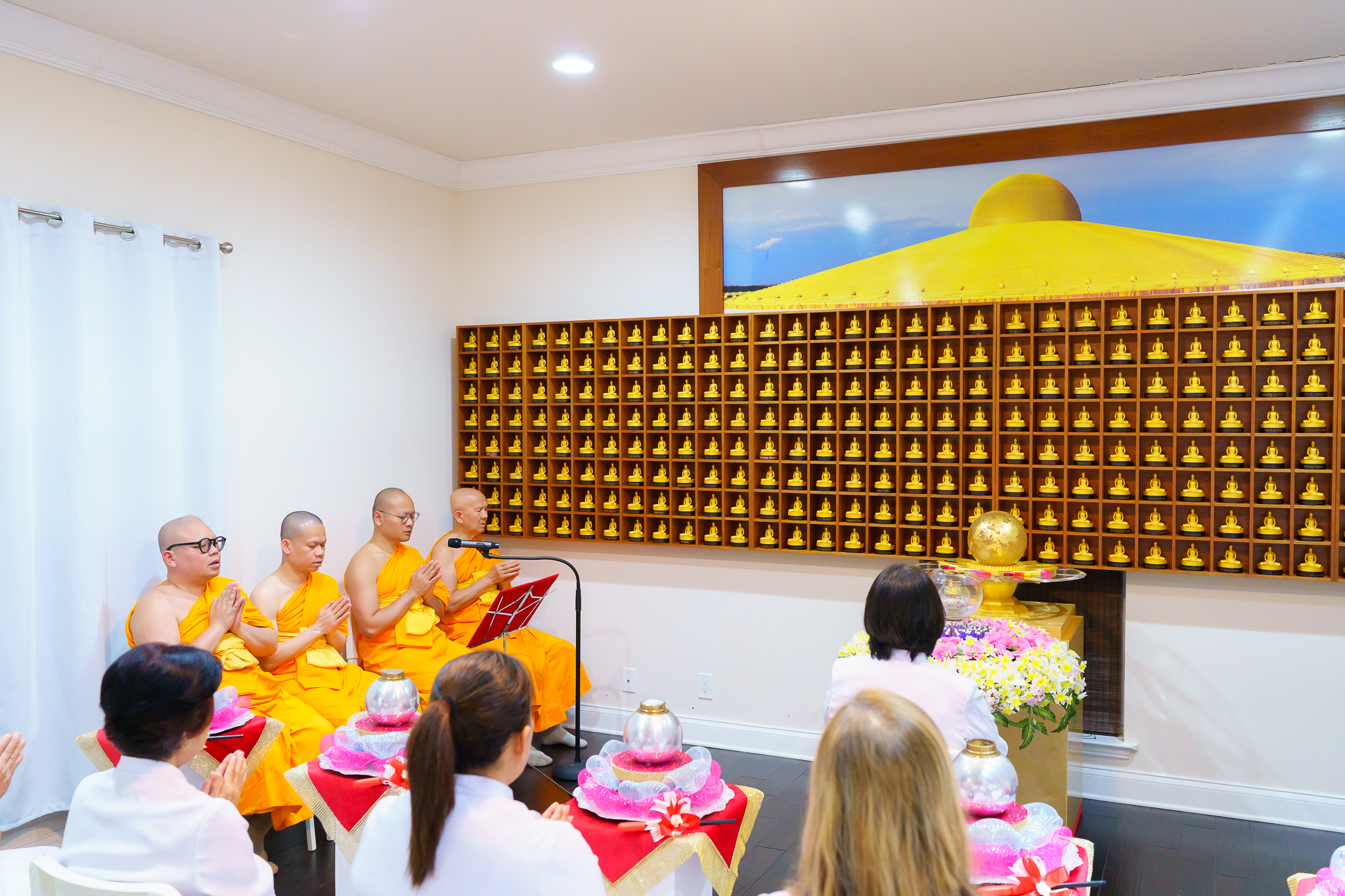 วัดพระธรรมกายปาล์มบีช จัดงานบุญบูชาข้าวพระ