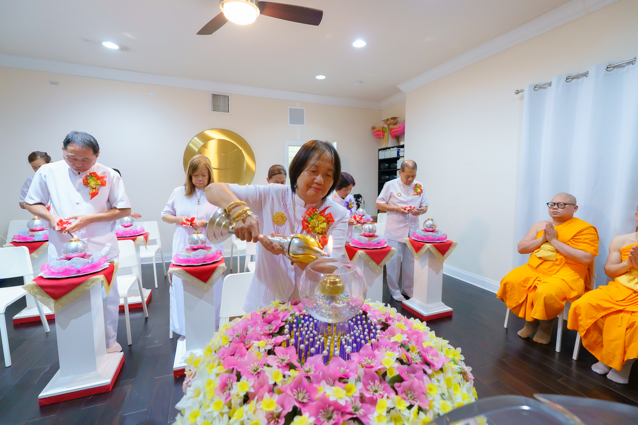 วัดพระธรรมกายปาล์มบีช จัดงานบุญบูชาข้าวพระ