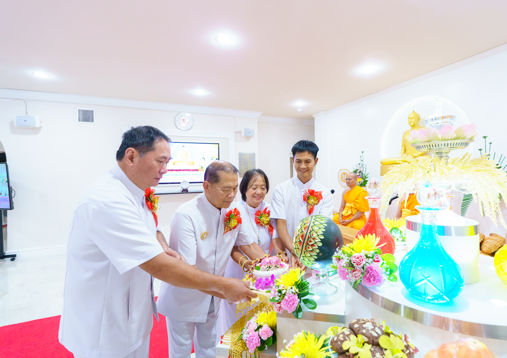 วัดพระธรรมกายปาล์มบีช จัดงานบุญบูชาข้าวพระ