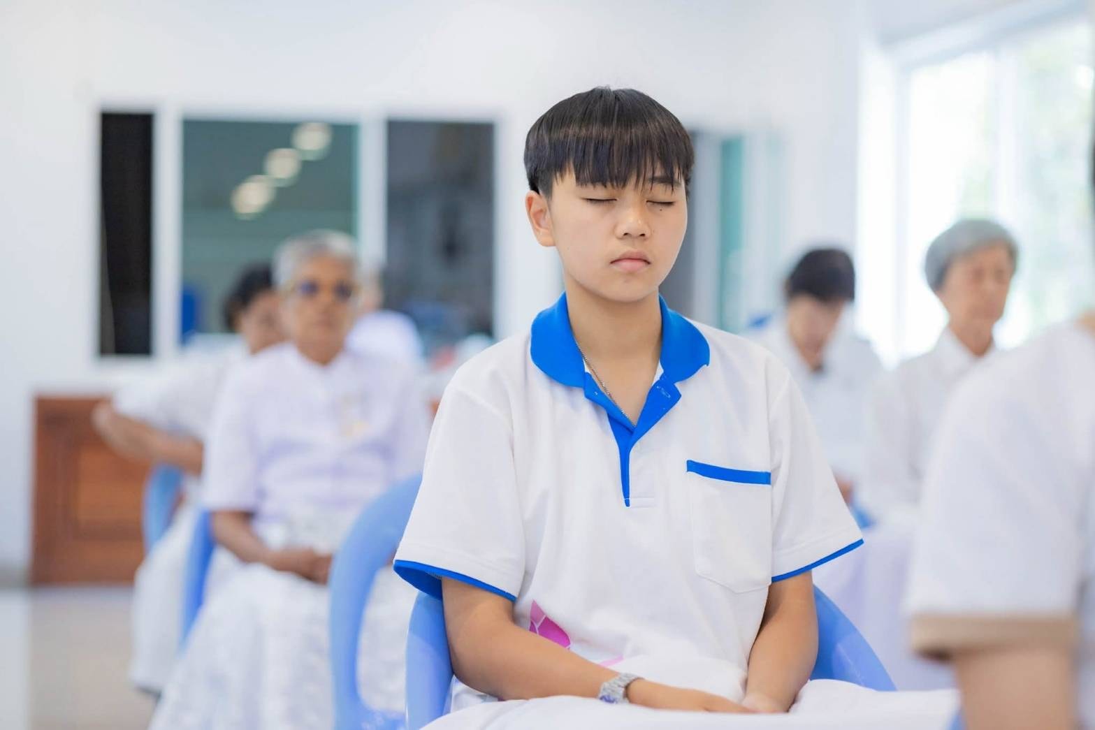 ศูนย์อบรมเยาวชนลาดหลุมแก้ว จัดคอร์สปฏิบัติธรรม สมาธิเติมสุข รุ่นที่ 42