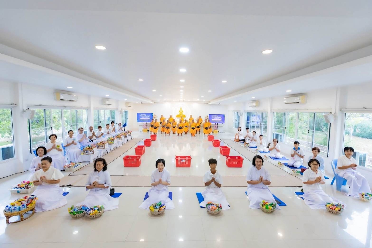 ศูนย์อบรมเยาวชนลาดหลุมแก้ว จัดคอร์สปฏิบัติธรรม สมาธิเติมสุข รุ่นที่ 42