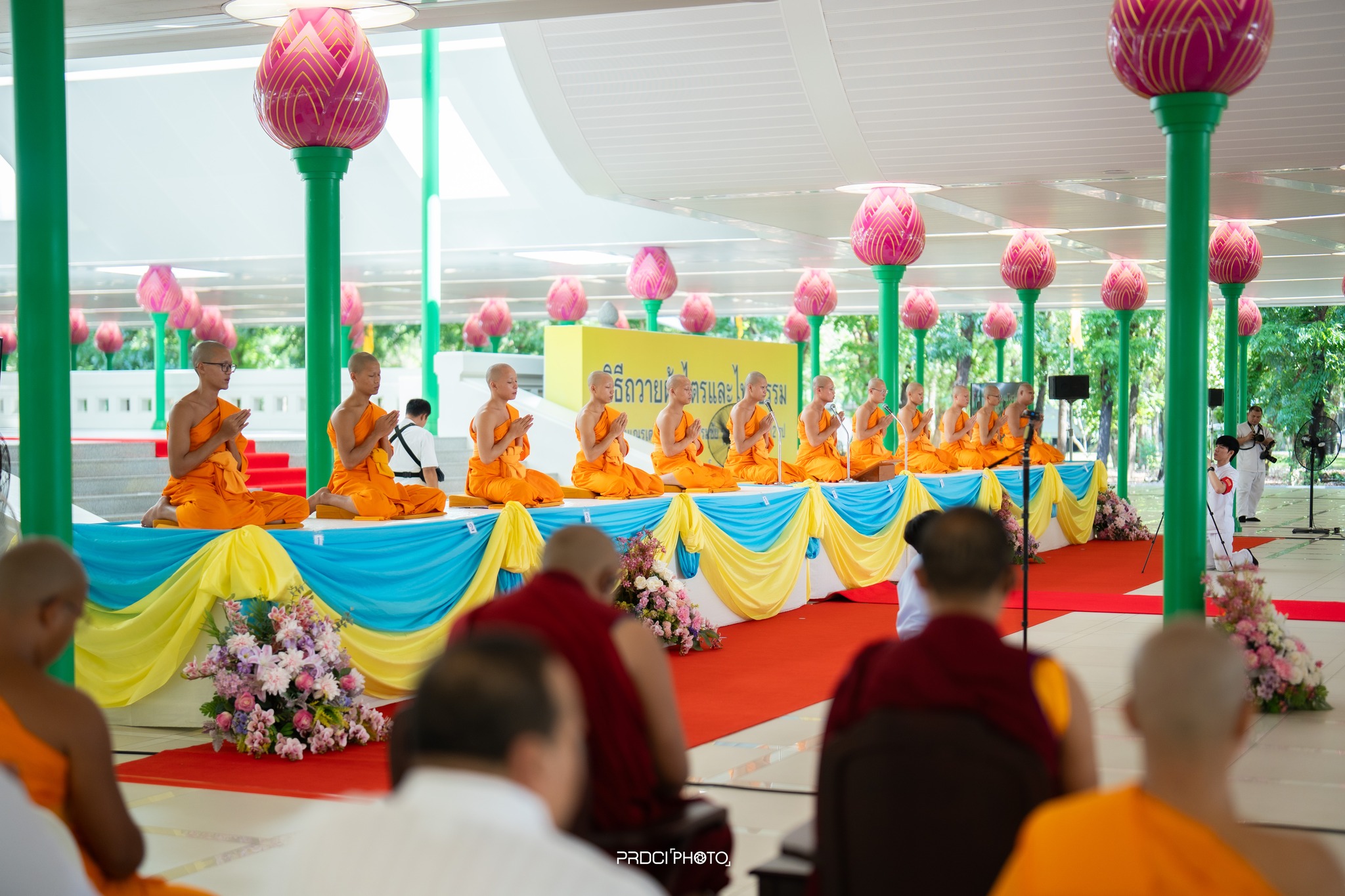 พิธีอุปสมบทสามเณรเตรียม DCI รุ่นที่ 23 ณ อุโบสถพระไตรปิฎก วัดพระธรรมกาย
