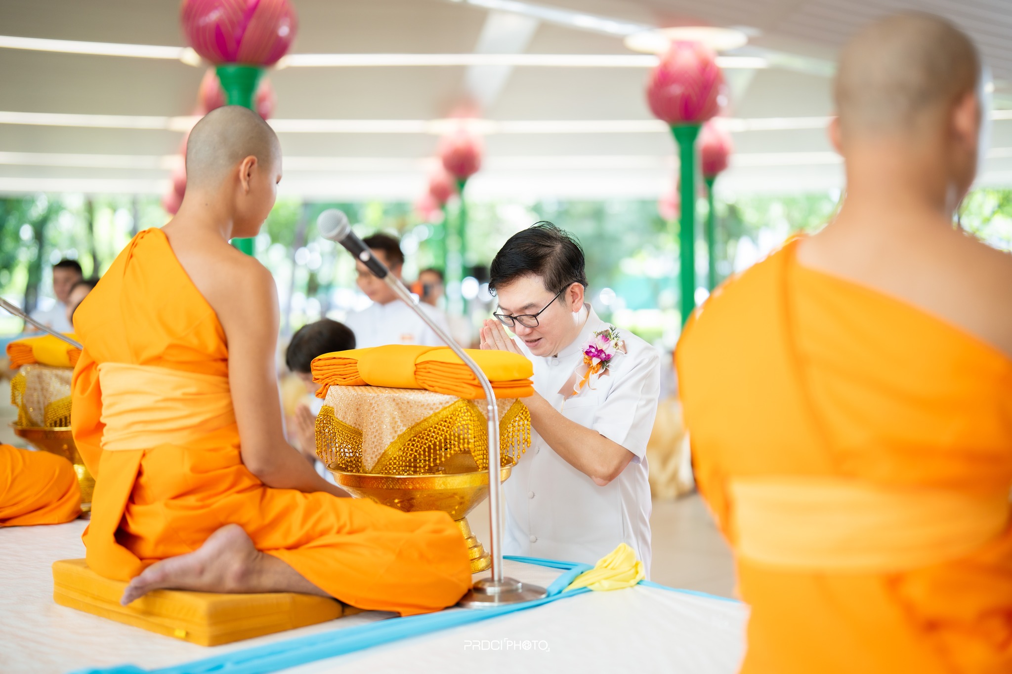 พิธีอุปสมบทสามเณรเตรียม DCI รุ่นที่ 23 ณ อุโบสถพระไตรปิฎก วัดพระธรรมกาย