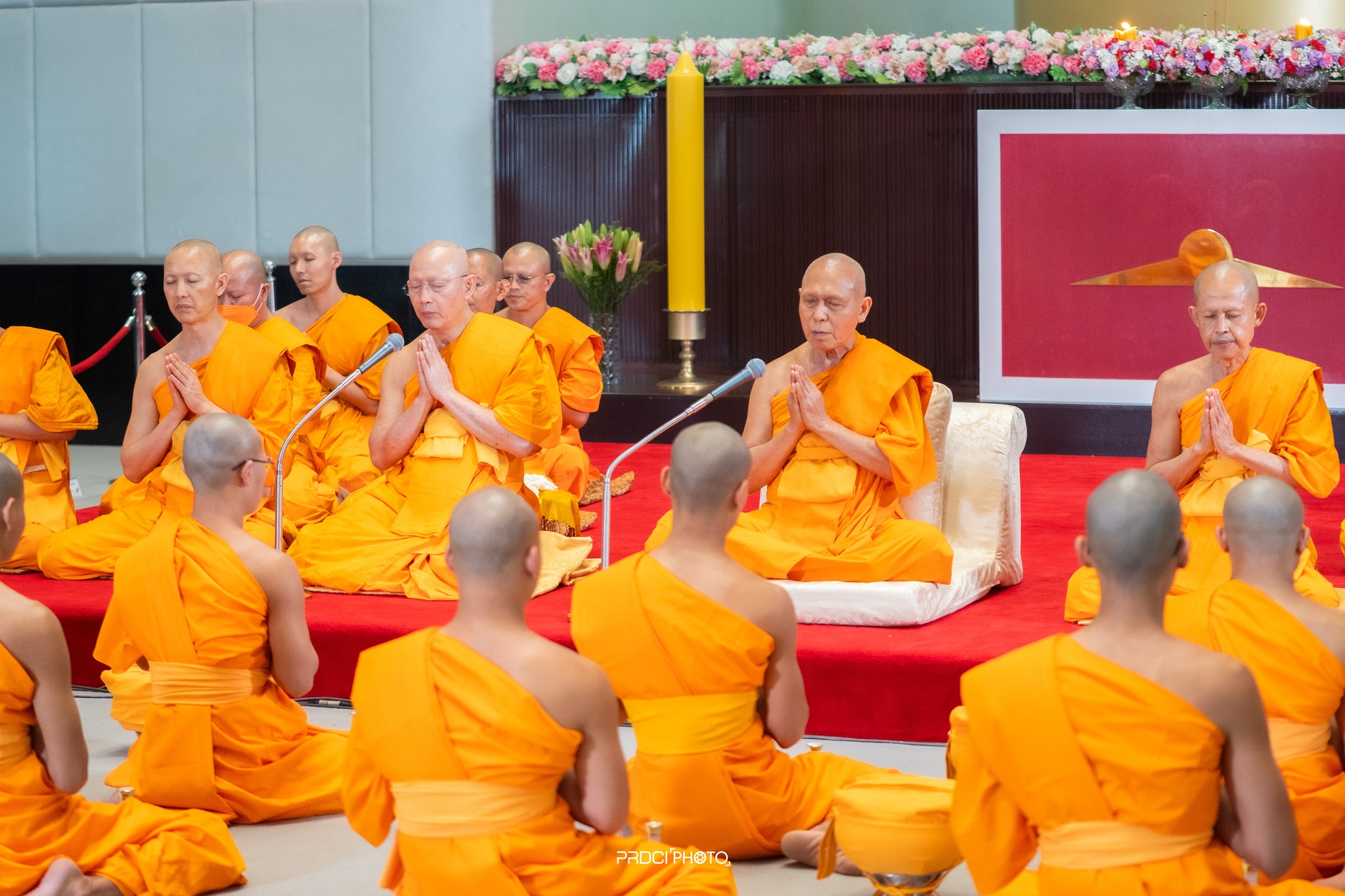 พิธีอุปสมบทสามเณรเตรียม DCI รุ่นที่ 23 ณ อุโบสถพระไตรปิฎก วัดพระธรรมกาย