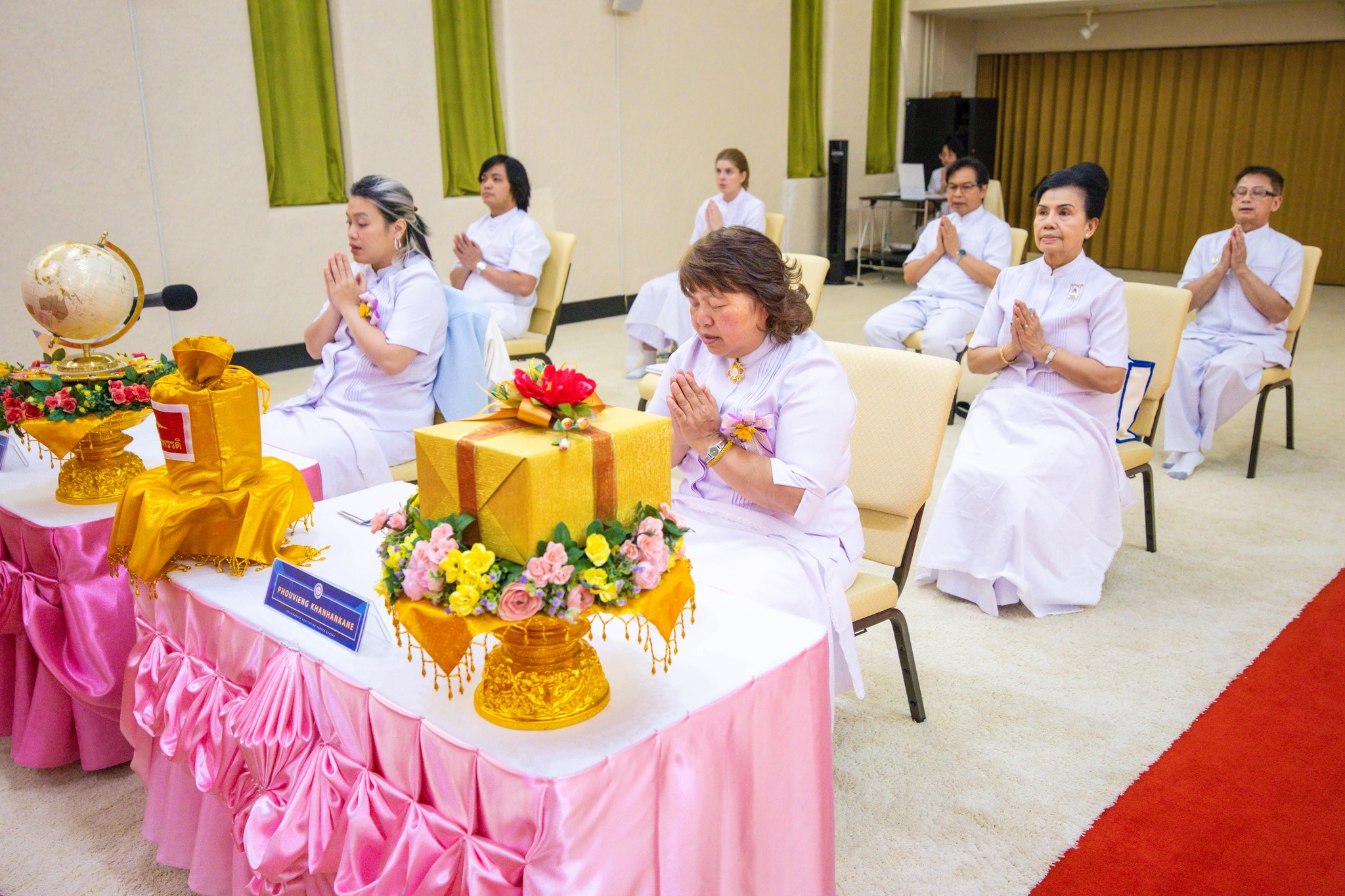 วัดพระธรรมกายแคนซัส จัดงานบุญบูชาข้าวพระ