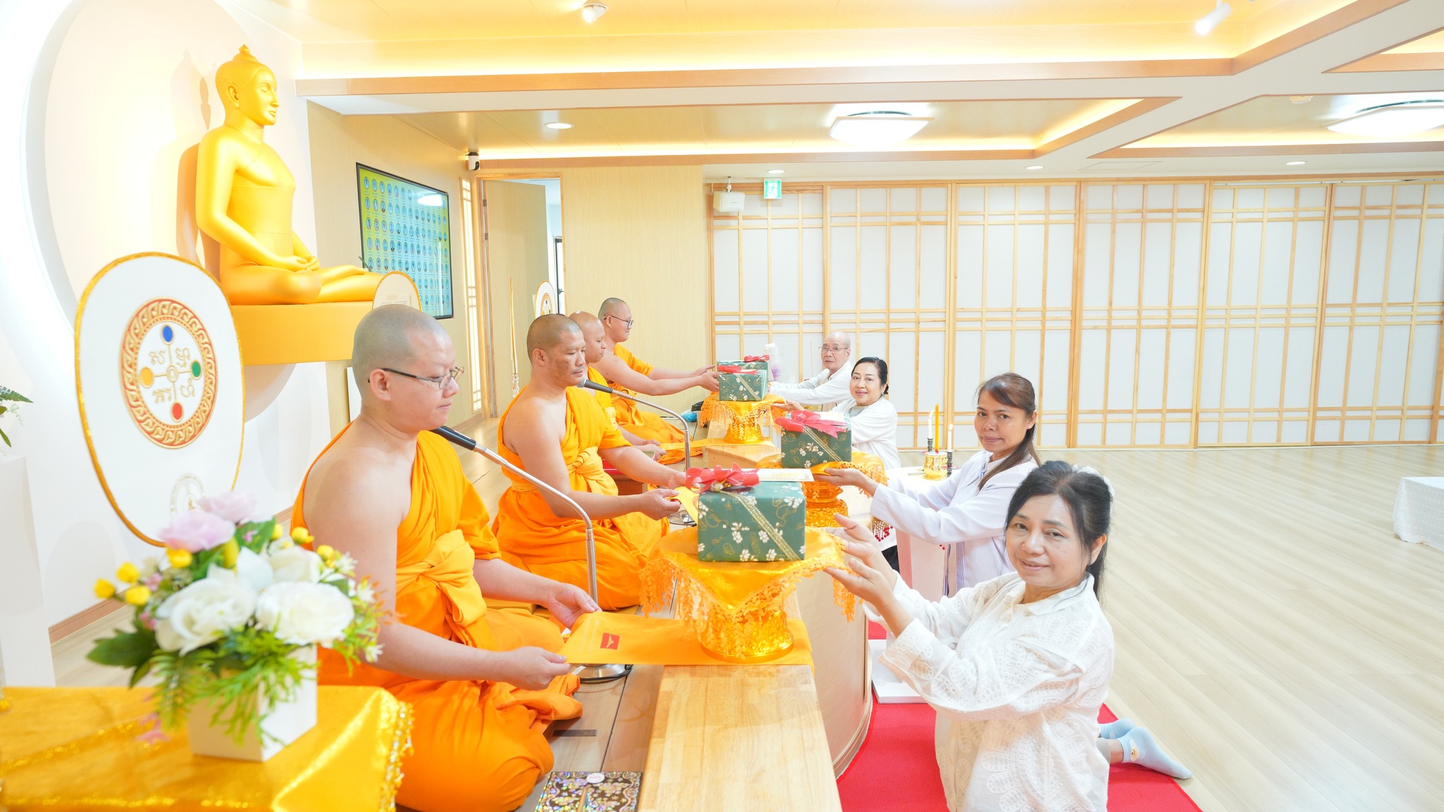 วัดพระธรรมกายโอซาก้า จัดพิธีบุพเปตพลี
