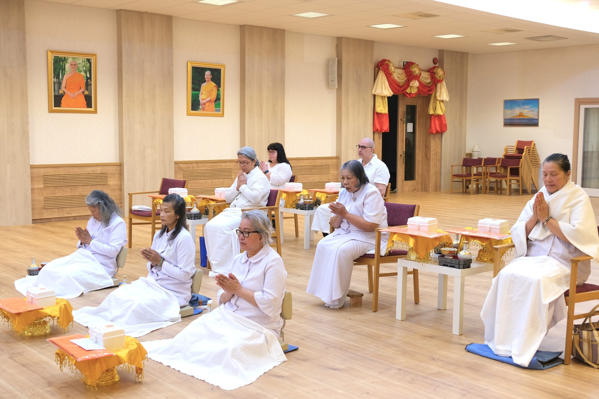 วัดพระธรรมกายบูโรส จัดพิธีบุพเปตพลี