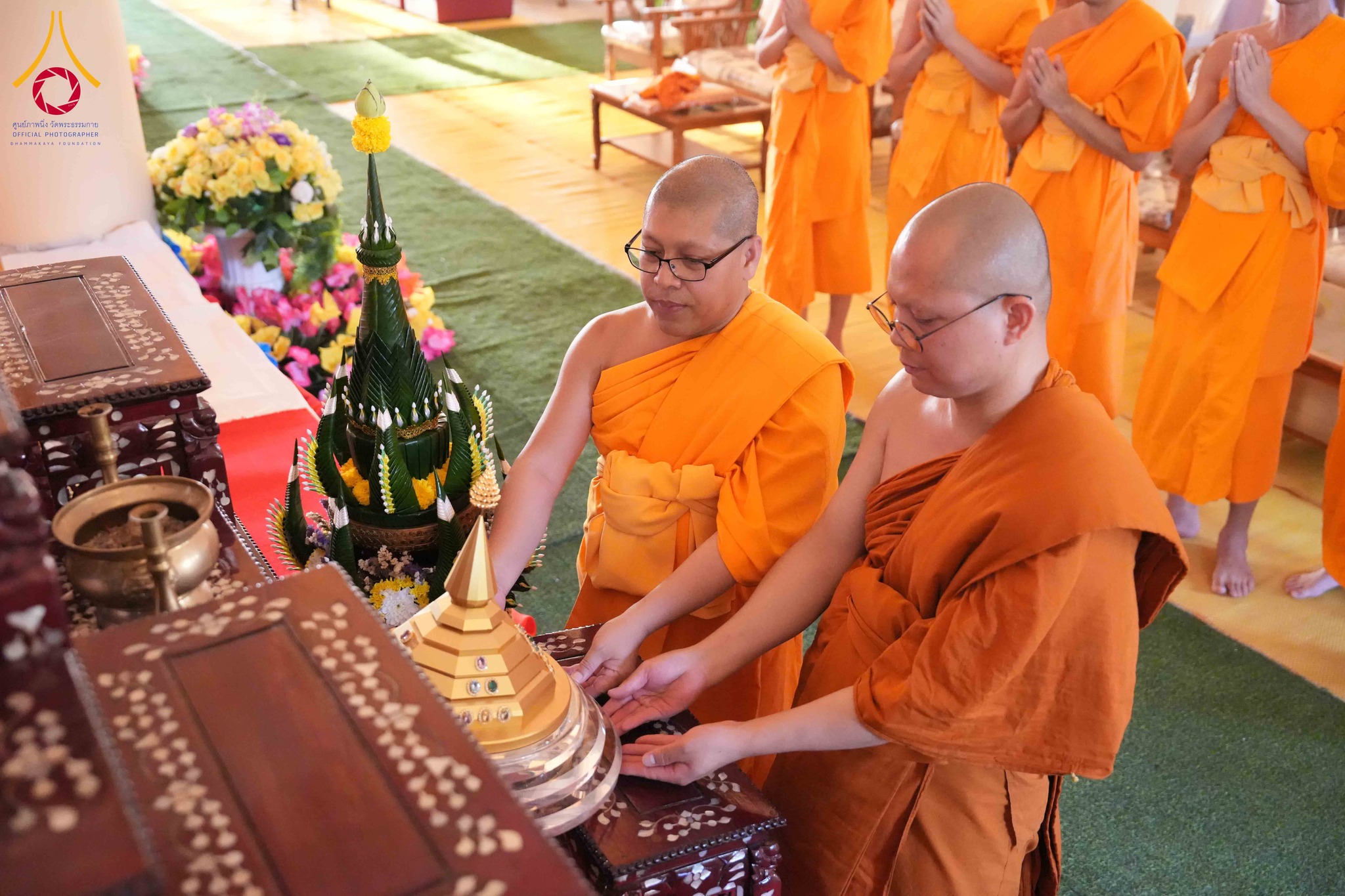 พิธีเจริญพระพุทธมนต์สมโภชพระพุทธเมตตา อัญเชิญพระบรมสารีริกธาตุ เพื่อบรรจุและประดิษฐาน ณ เกศมาลา “พระพุทธเมตตา”  วัดหนองเต่า