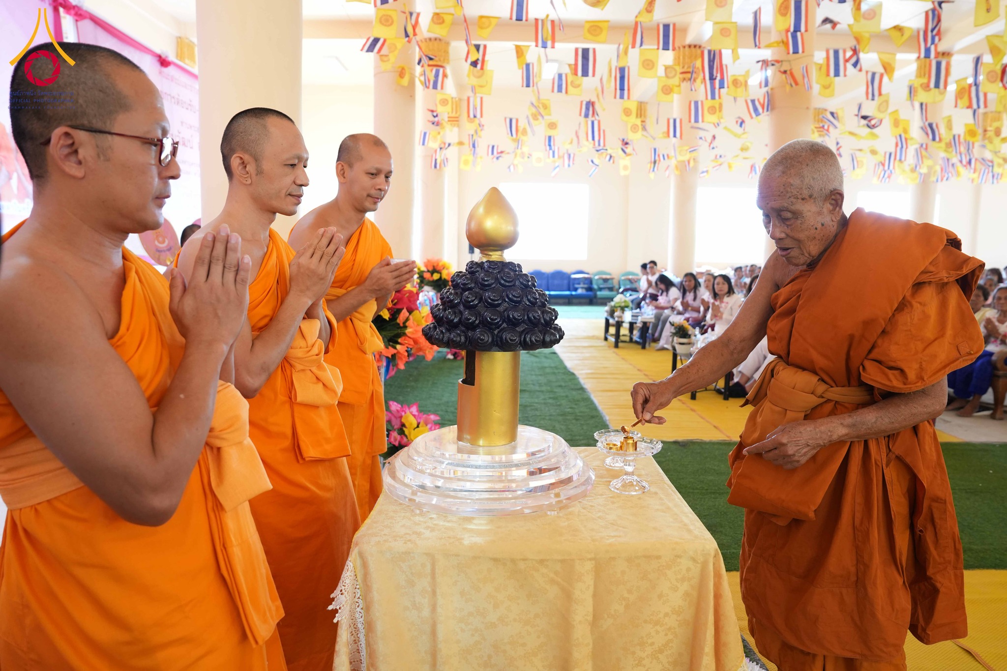 พิธีเจริญพระพุทธมนต์สมโภชพระพุทธเมตตา อัญเชิญพระบรมสารีริกธาตุ เพื่อบรรจุและประดิษฐาน ณ เกศมาลา “พระพุทธเมตตา”  วัดหนองเต่า