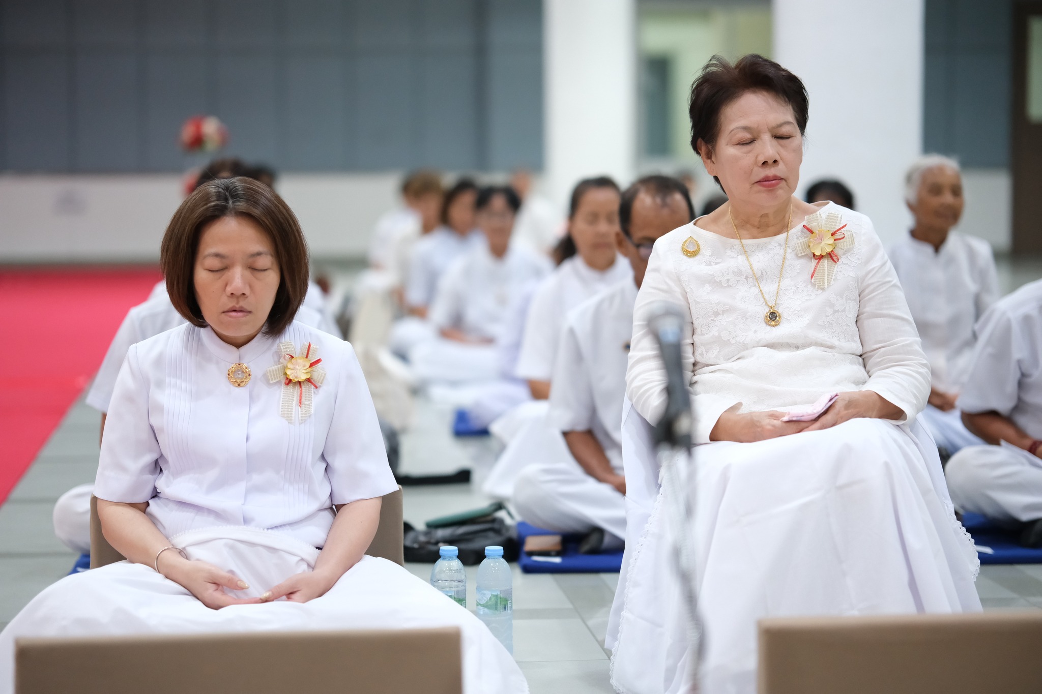 ศูนย์ปฏิบัติธรรมจังหวัดบุรีรัมย์ จัดพิธีทอดผ้าป่าสร้างหลังคาศาลาปฏิบัติธรรม