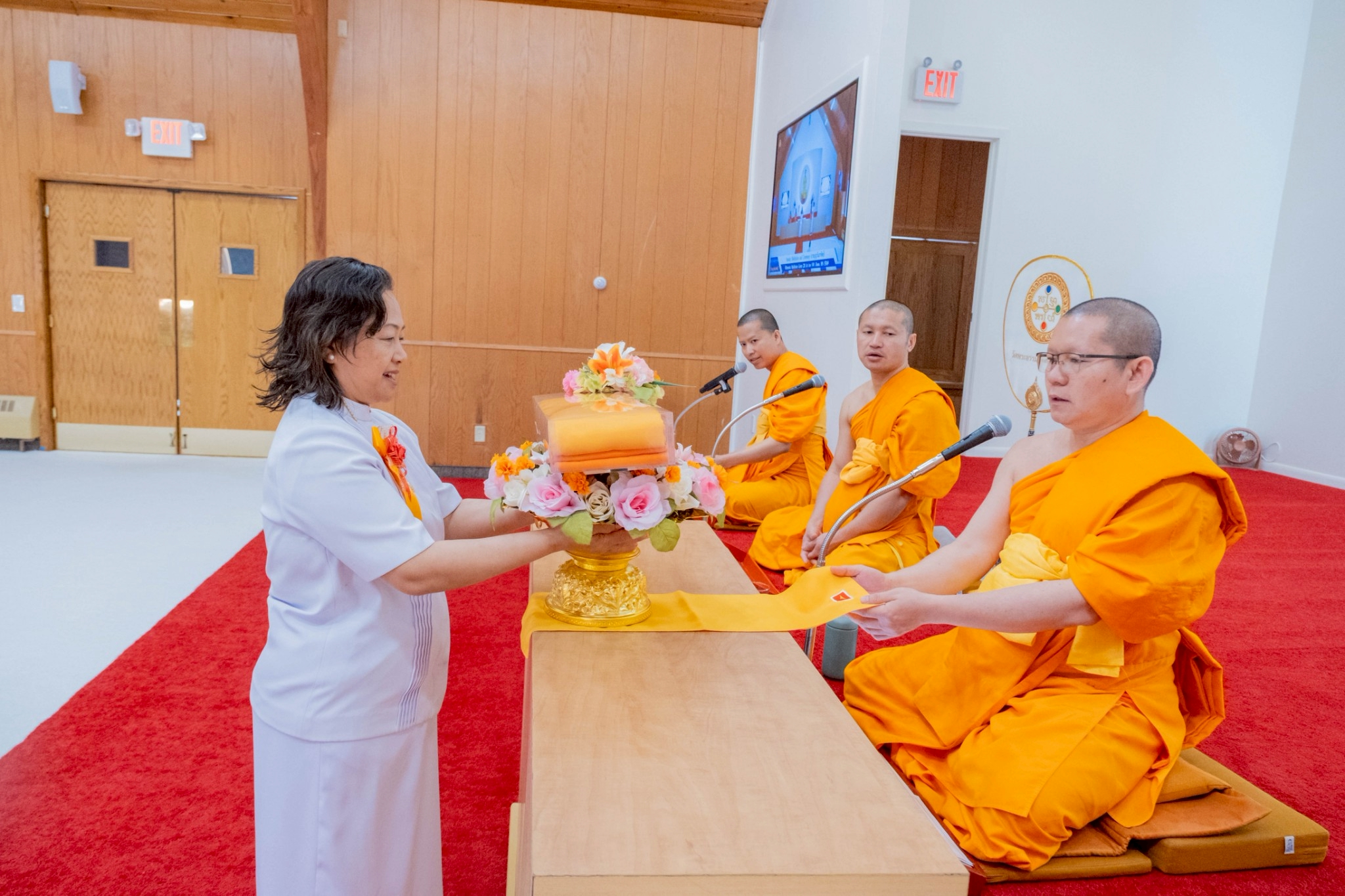 วัดพระธรรมกายมินเนโซตา จัดงานบุญวันอาทิตย์