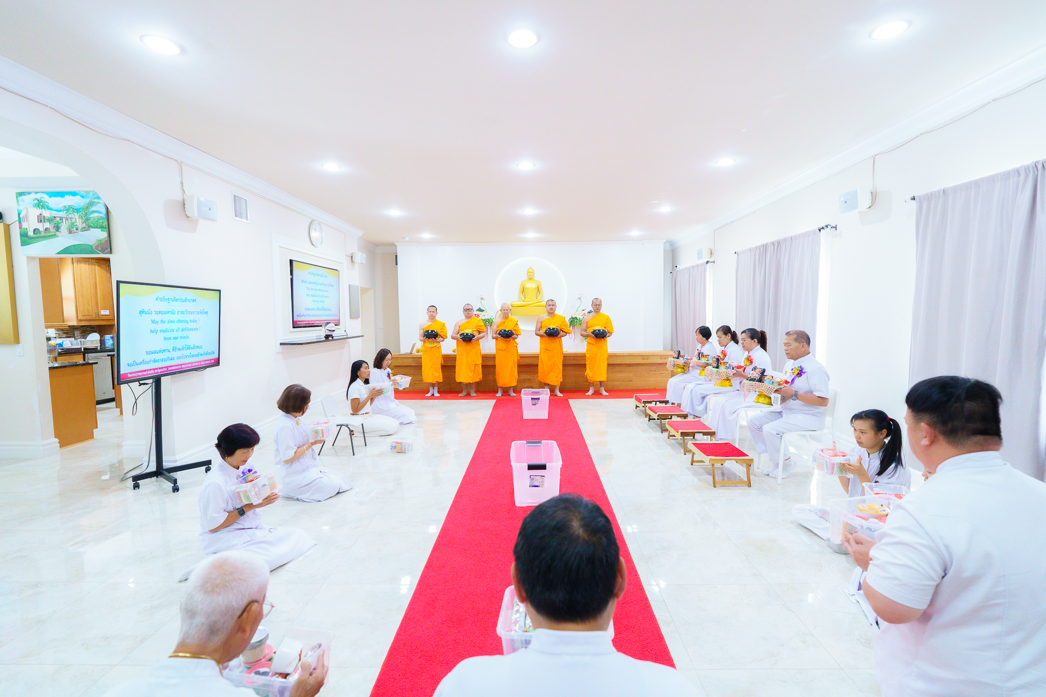 วัดพระธรรมกายปาล์มบีช จัดงานบุญวันอาทิตย์