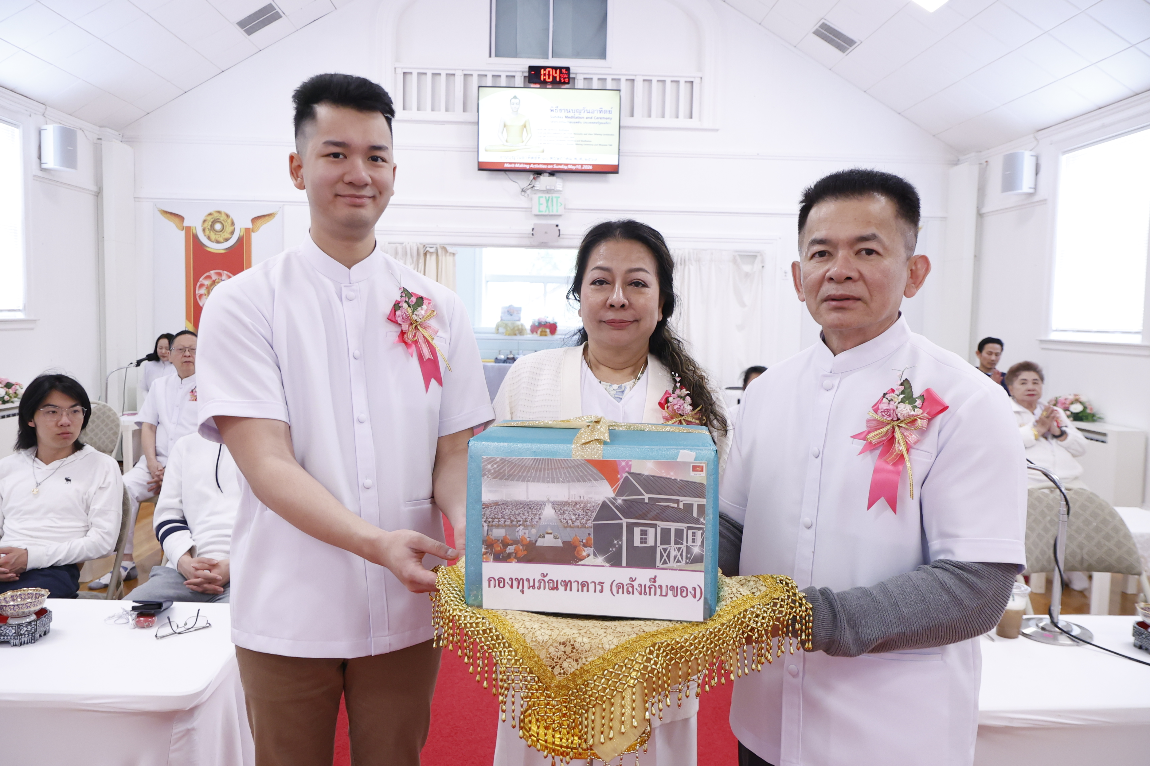 วัดพระธรรมกายบอสตัน จัดกิจกรรมงานบุญวันอาทิตย์