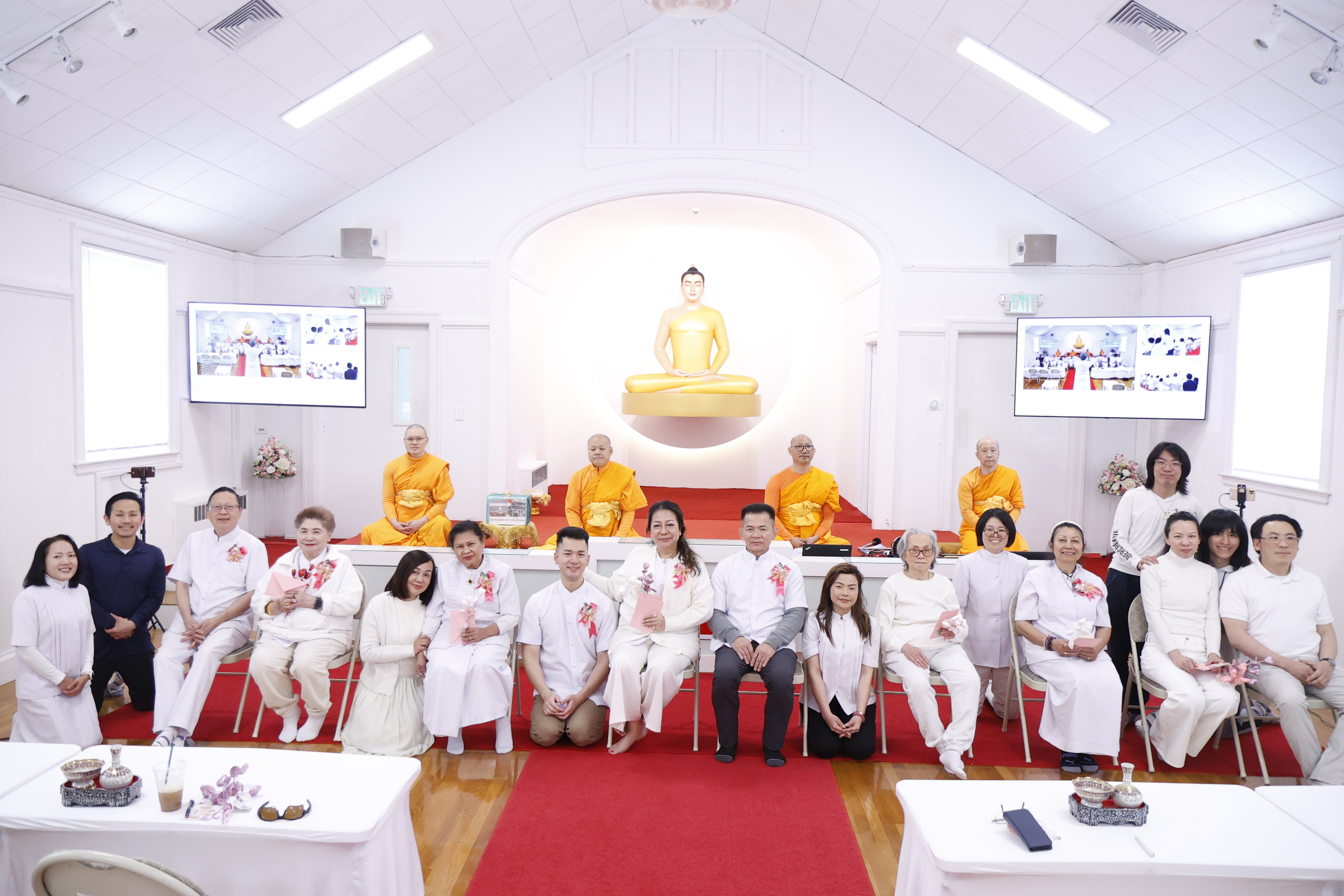 วัดพระธรรมกายบอสตัน จัดกิจกรรมงานบุญวันอาทิตย์