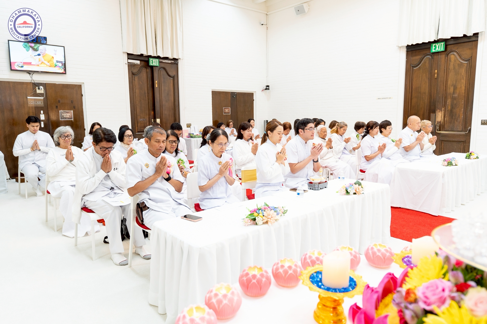 วัดพระธรรมกายแคลิฟอร์เนีย จัดงานบุญบูชาข้าวพระ