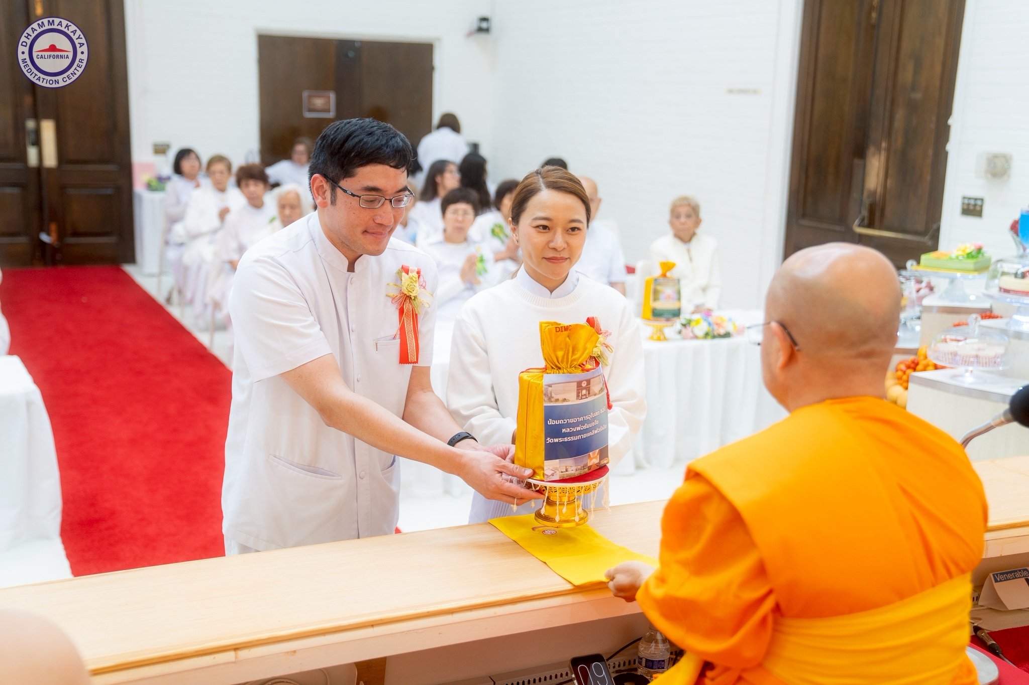 วัดพระธรรมกายแคลิฟอร์เนีย จัดงานบุญบูชาข้าวพระ