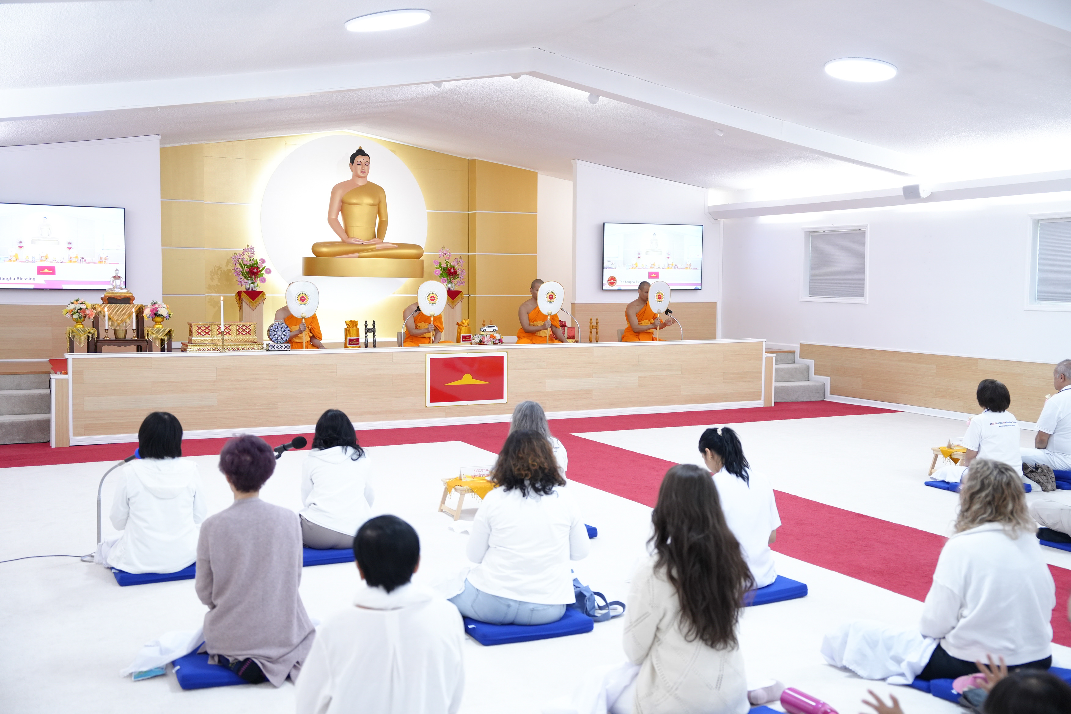 วัดพระธรรมกายจอร์เจีย จัดงานบุญวันอาทิตย์