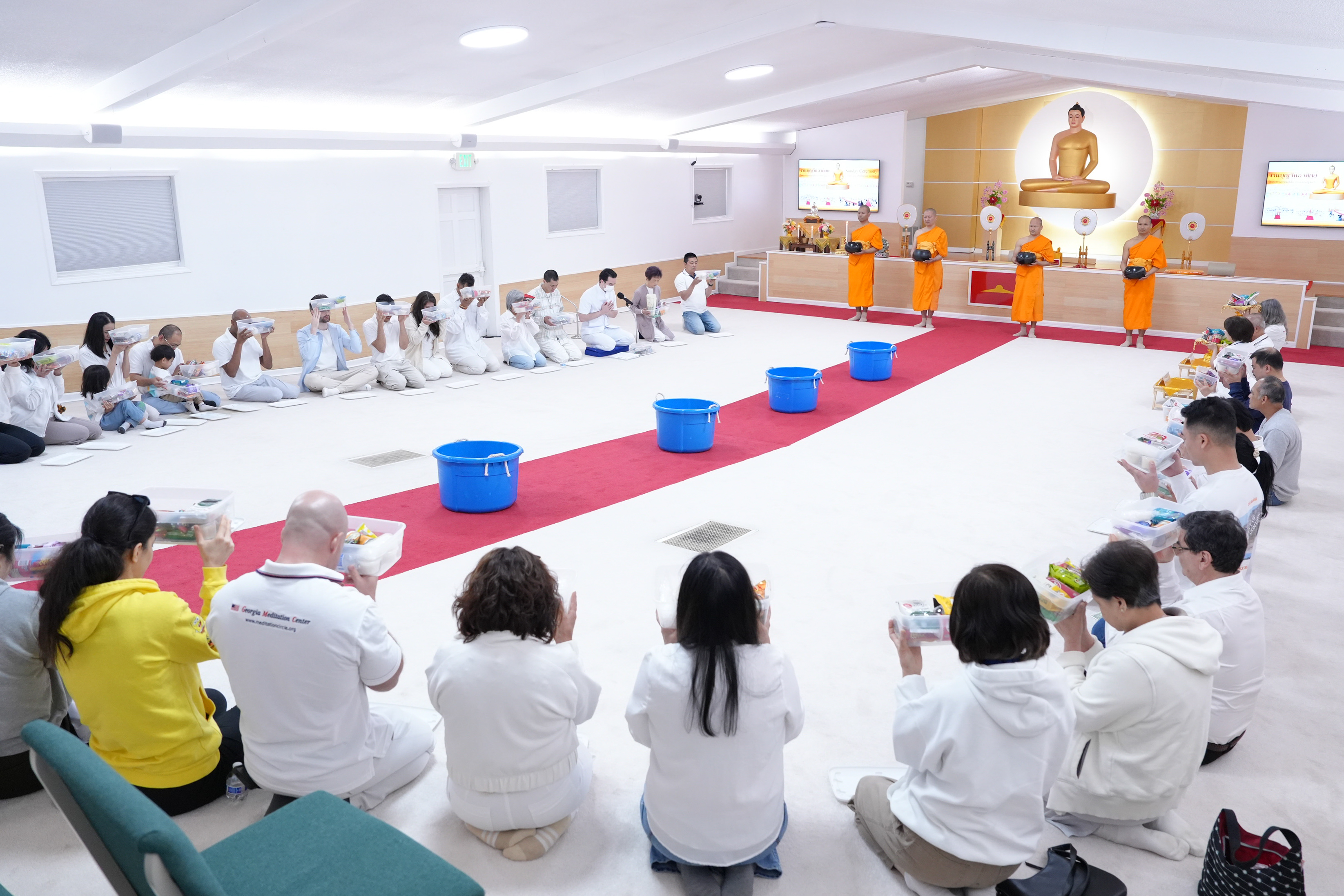 วัดพระธรรมกายจอร์เจีย จัดงานบุญวันอาทิตย์