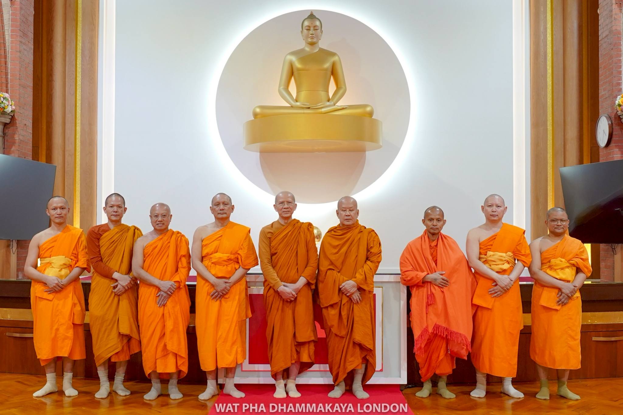 พระพรหมสิทธิ ให้กำลังใจพระธรรมทูตปฏิบัติศาสนกิจ ณ วัดพระธรรมกายลอนดอน