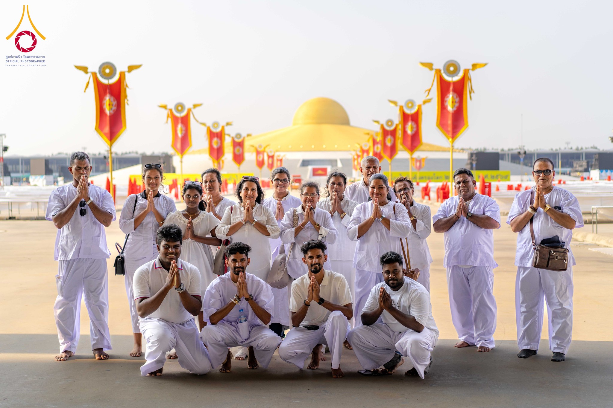 ชาวต่างชาติจากประเทศศรีลังกา อิตาลี และเนปาล เยี่ยมชมวัดพระธรรมกาย