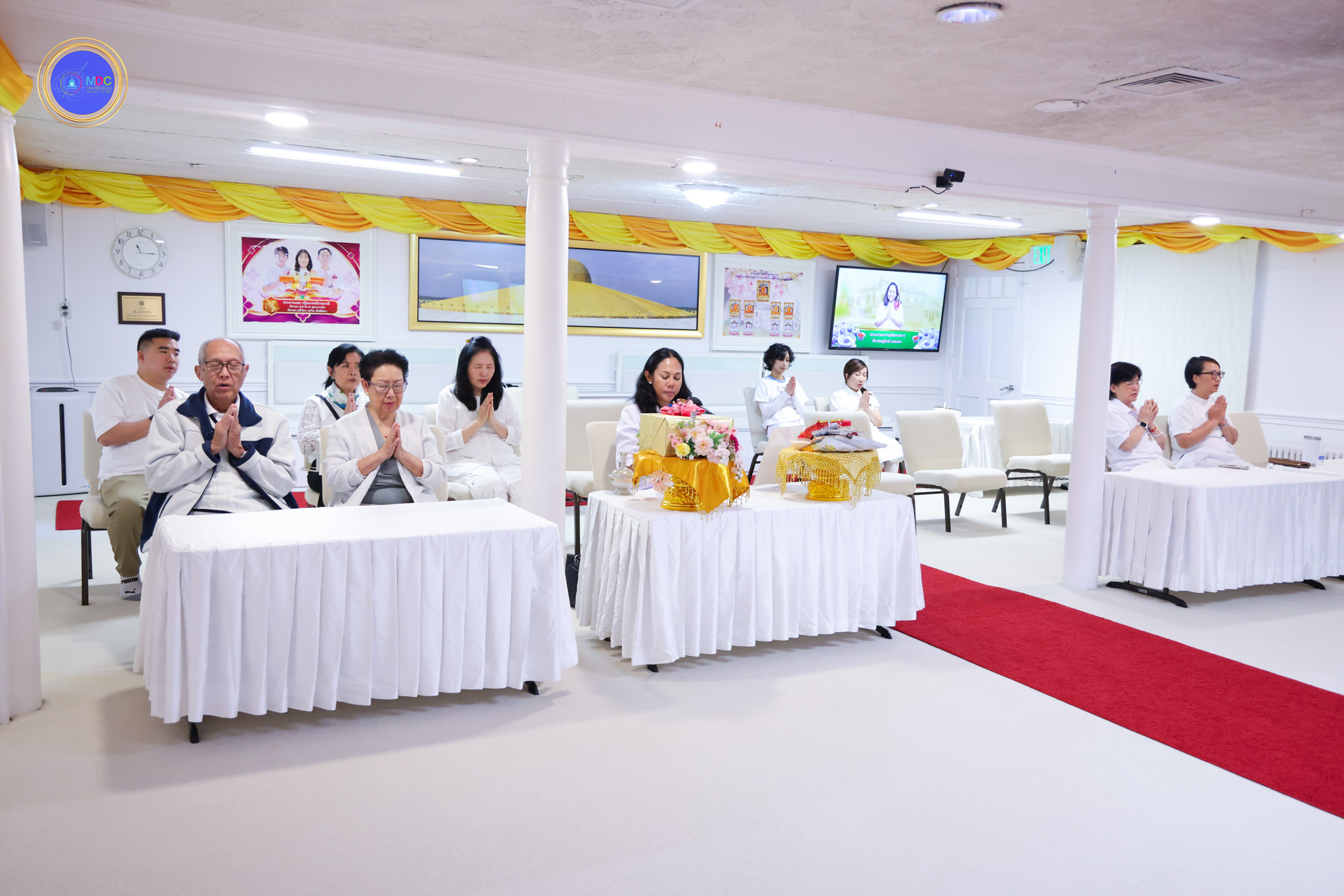 วัดพระธรรมกายดีซี จัดกิจกรรมงานบุญวันอาทิตย์