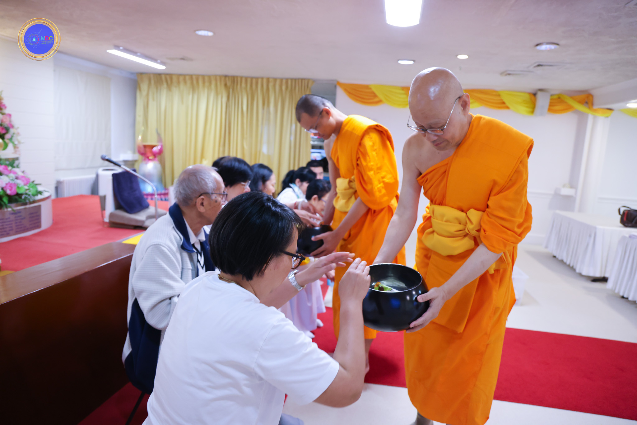วัดพระธรรมกายดีซี จัดกิจกรรมงานบุญวันอาทิตย์